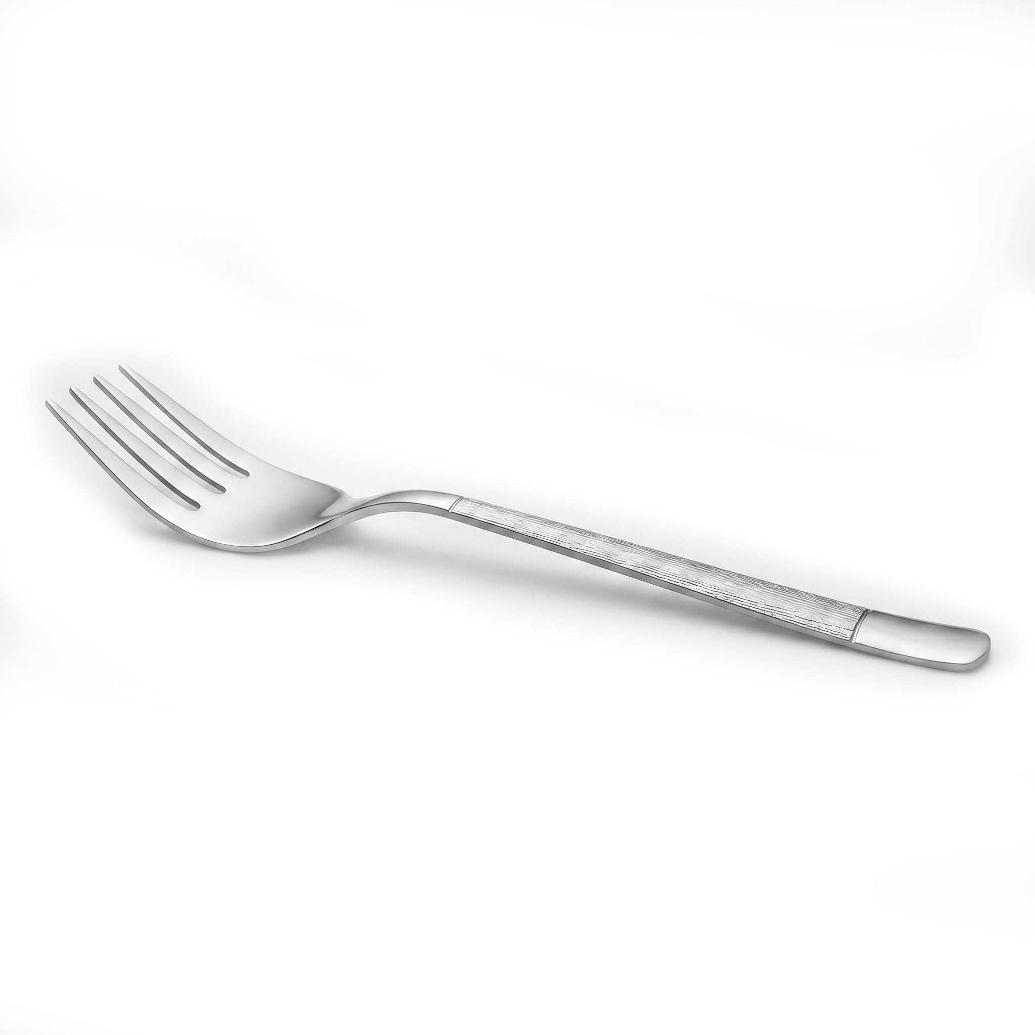 Blaze Tree 2-Piece Stainless Steel Silver Serving Fork Set