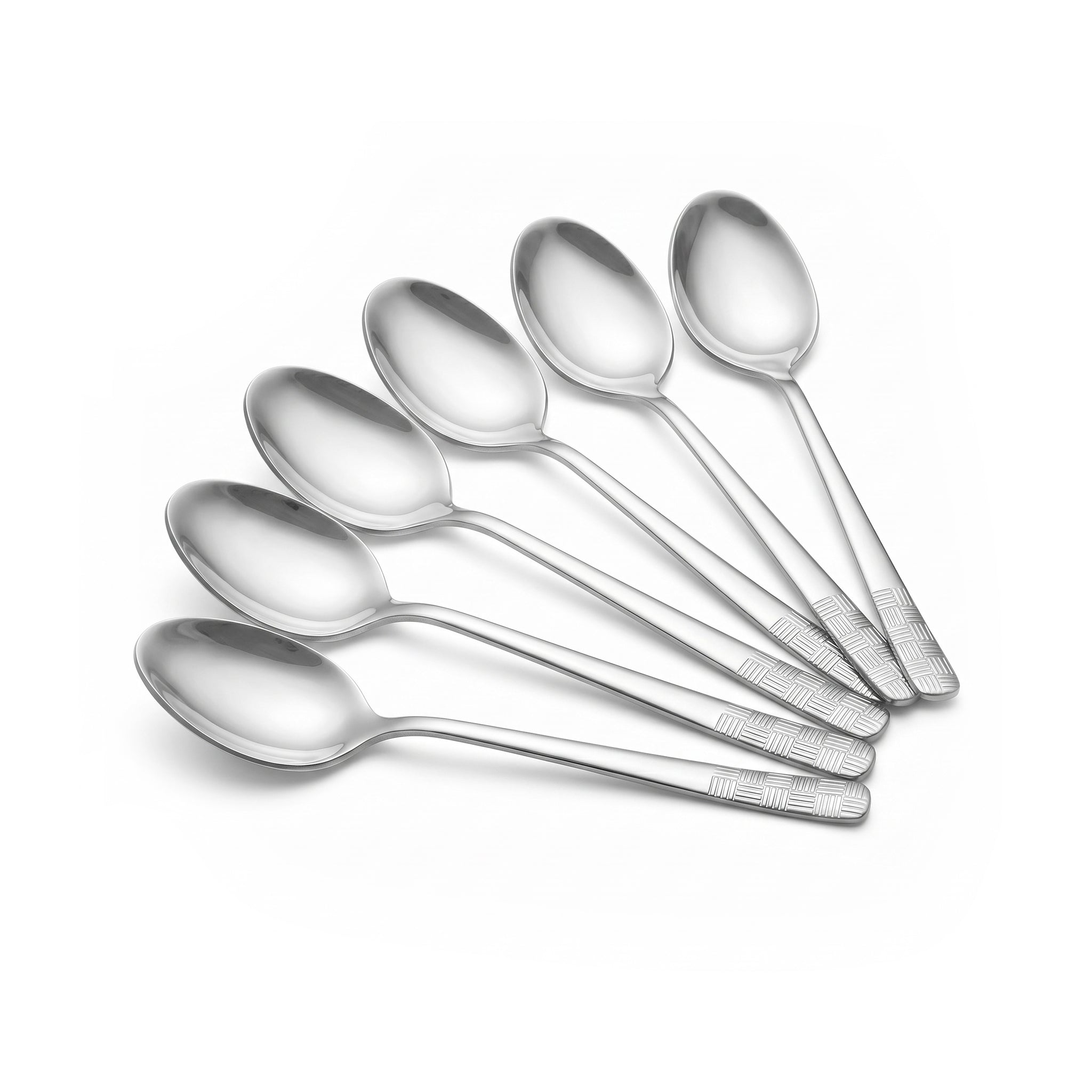 Blaze R.P.1 Stainless Steel 6-Piece Silver Tea Spoon Set