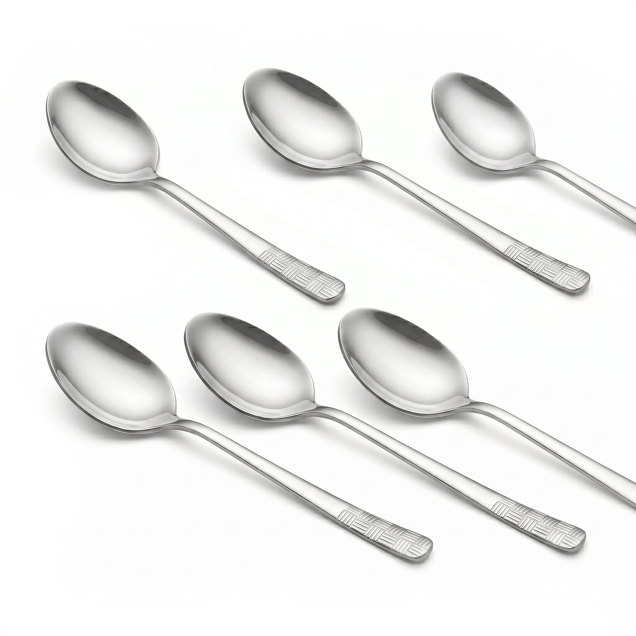 Blaze R.P.1 Stainless Steel 6-Piece Silver Tea Spoon Set
