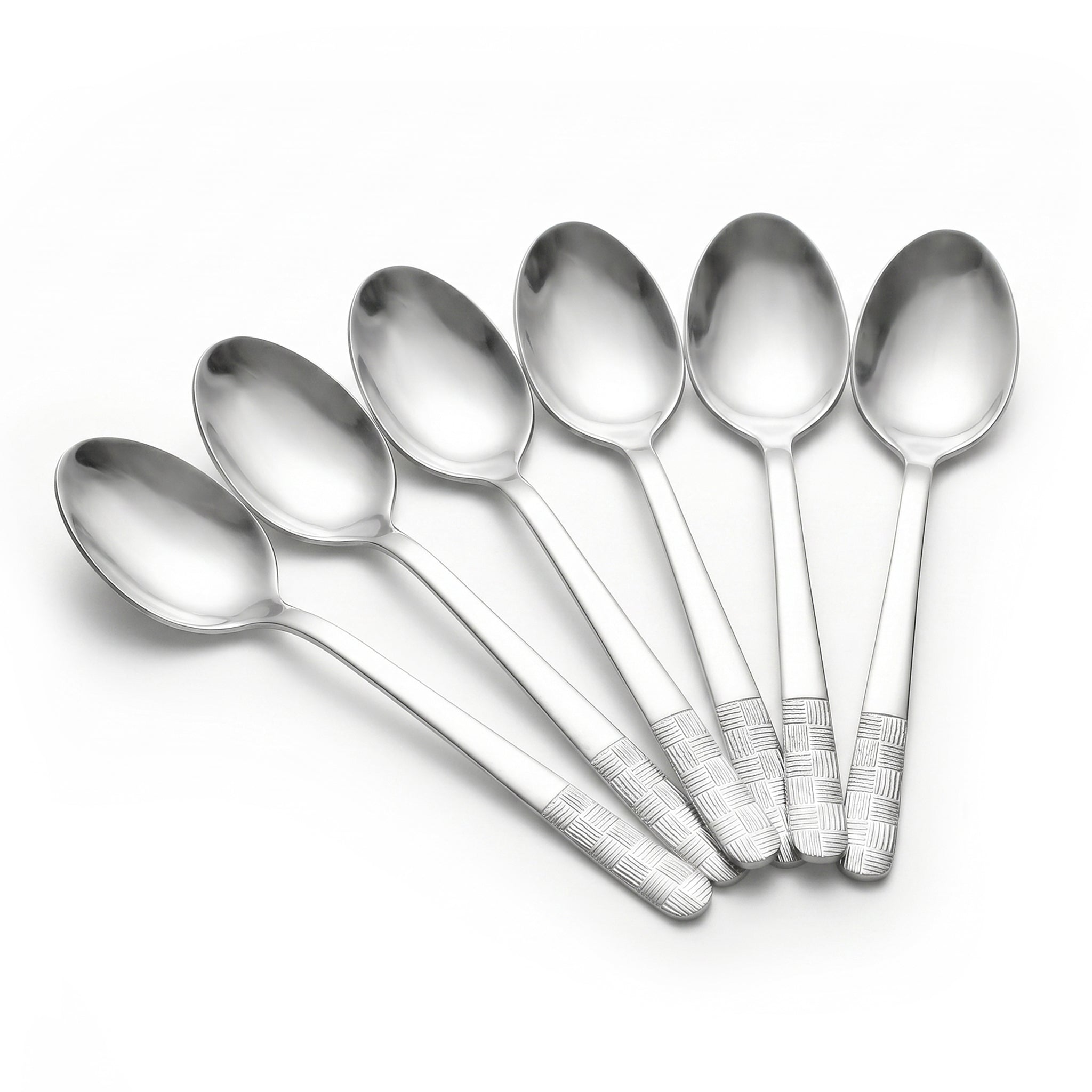 Blaze R.P.1 Stainless Steel 6-Piece Silver Dessert Spoon Set