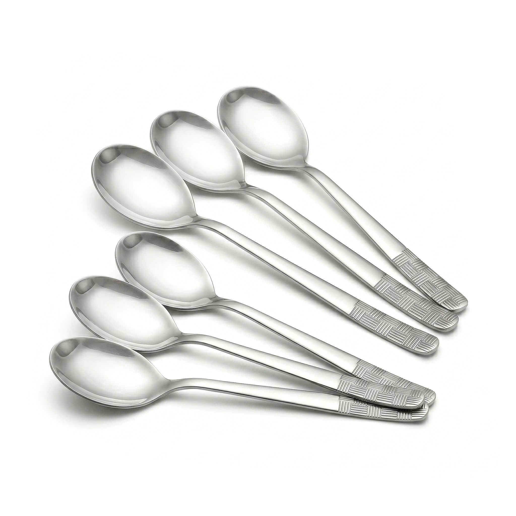 Blaze R.P.1 Stainless Steel 6-Piece Silver Dessert Soup Spoon Set