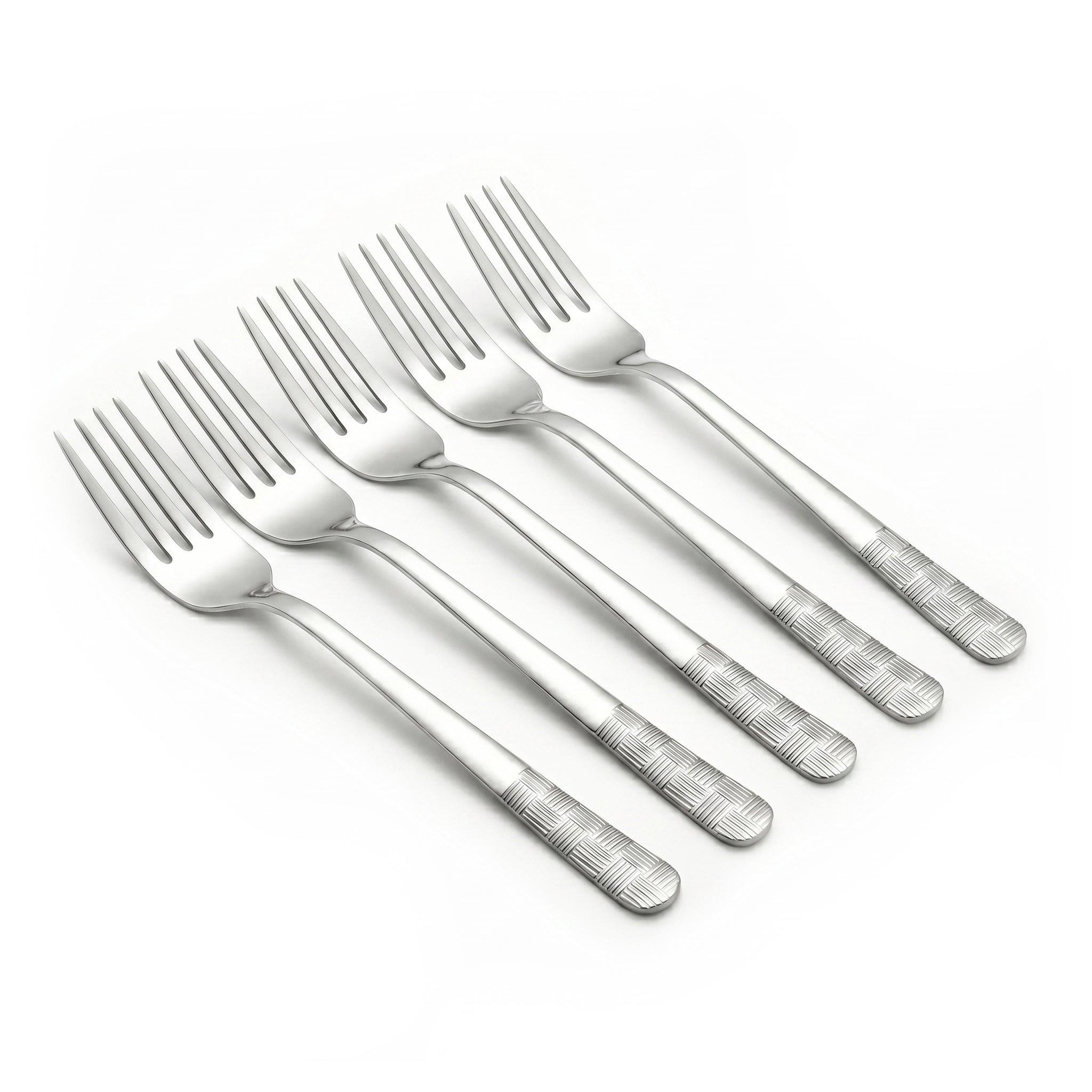 Blaze  R.P.1 Stainless Steel 6-Piece Silver Dessert Fork Set