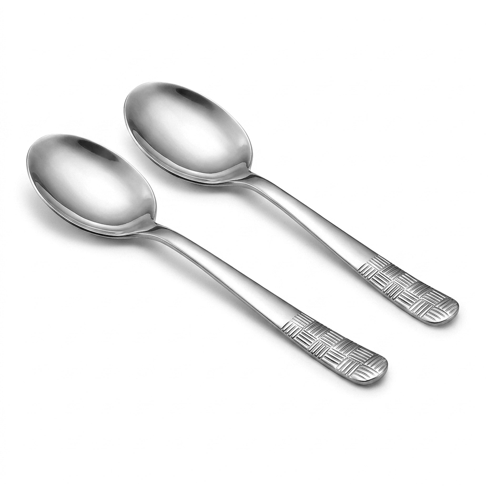 Blaze R.P.1 Stainless Steel 2-Piece Silver Serving Rice Spoon Set