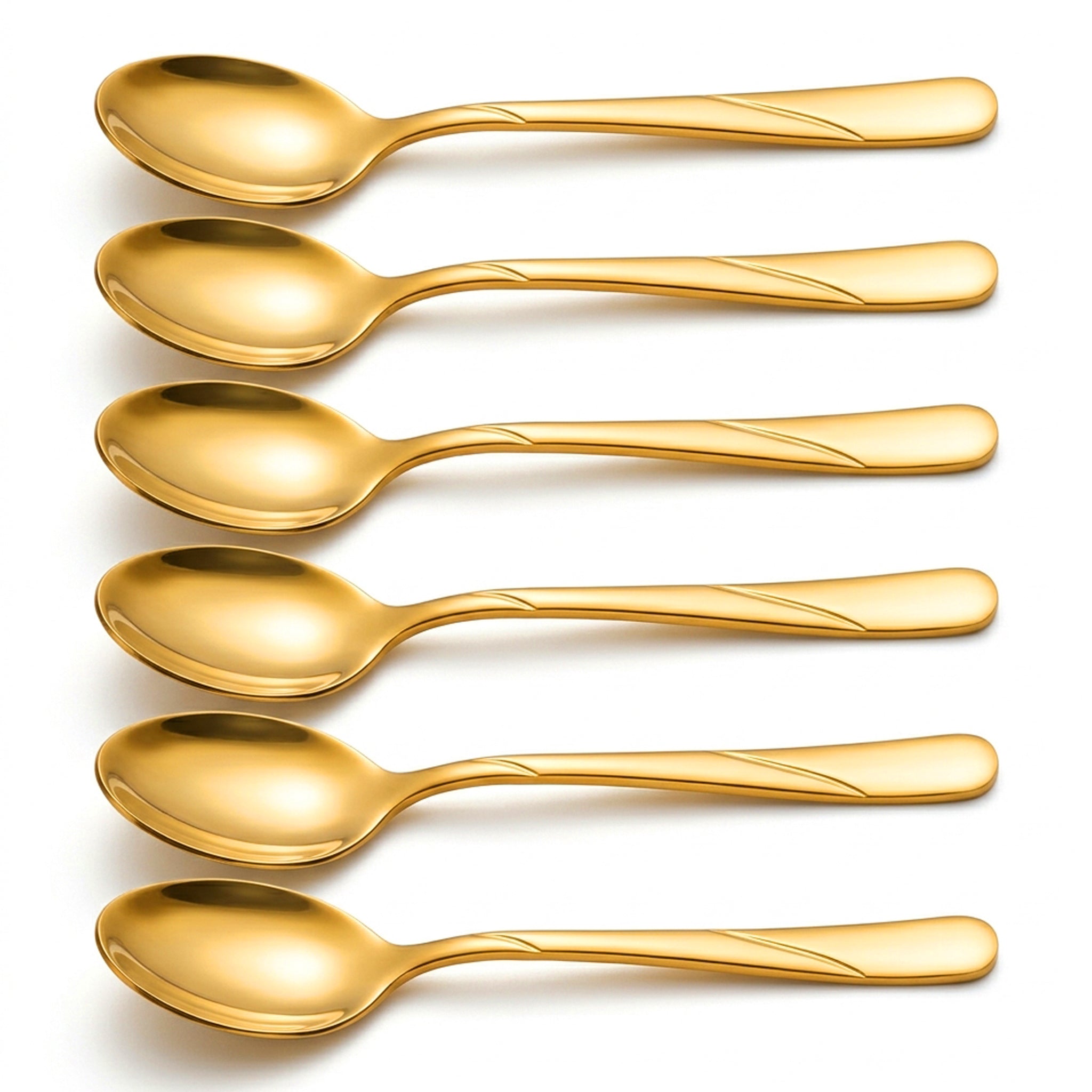 Blaze R.P.3 Stainless Steel 6-Piece Golden Table Spoon Set