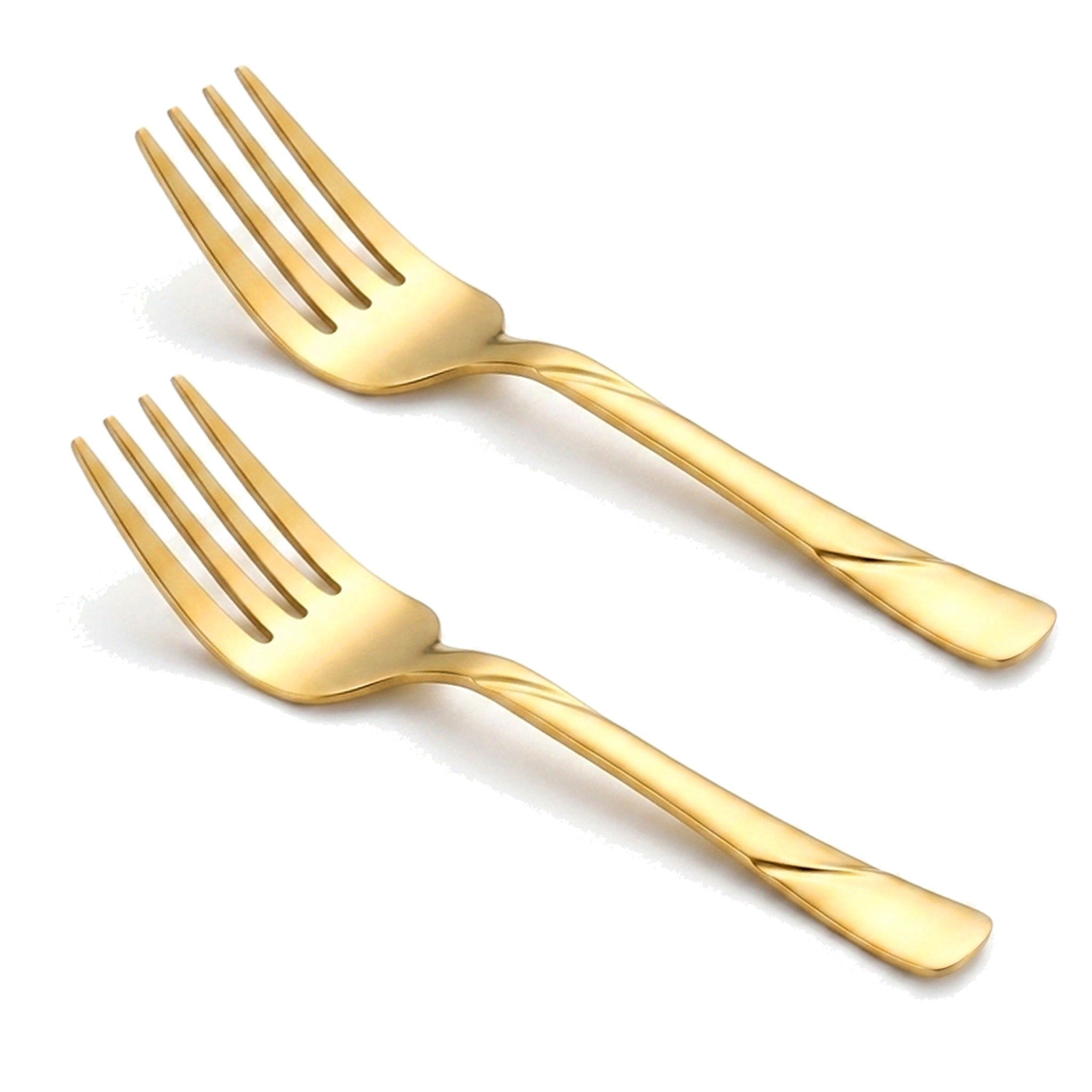 Blaze R.P.3 Stainless Steel 2-Piece Golden Serving Fork Set