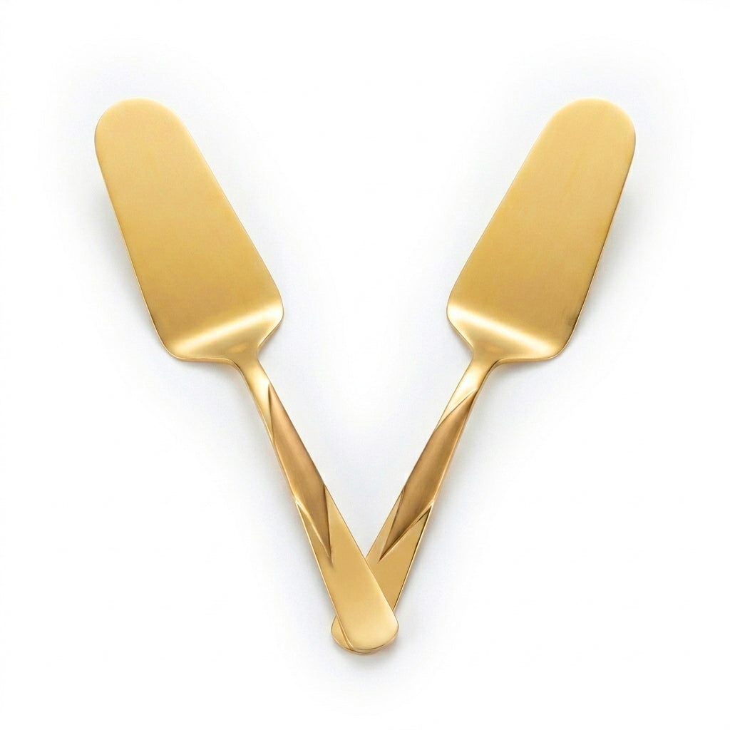 Blaze R.P.3 Stainless Steel 2-Piece Golden Cake Lifter Set