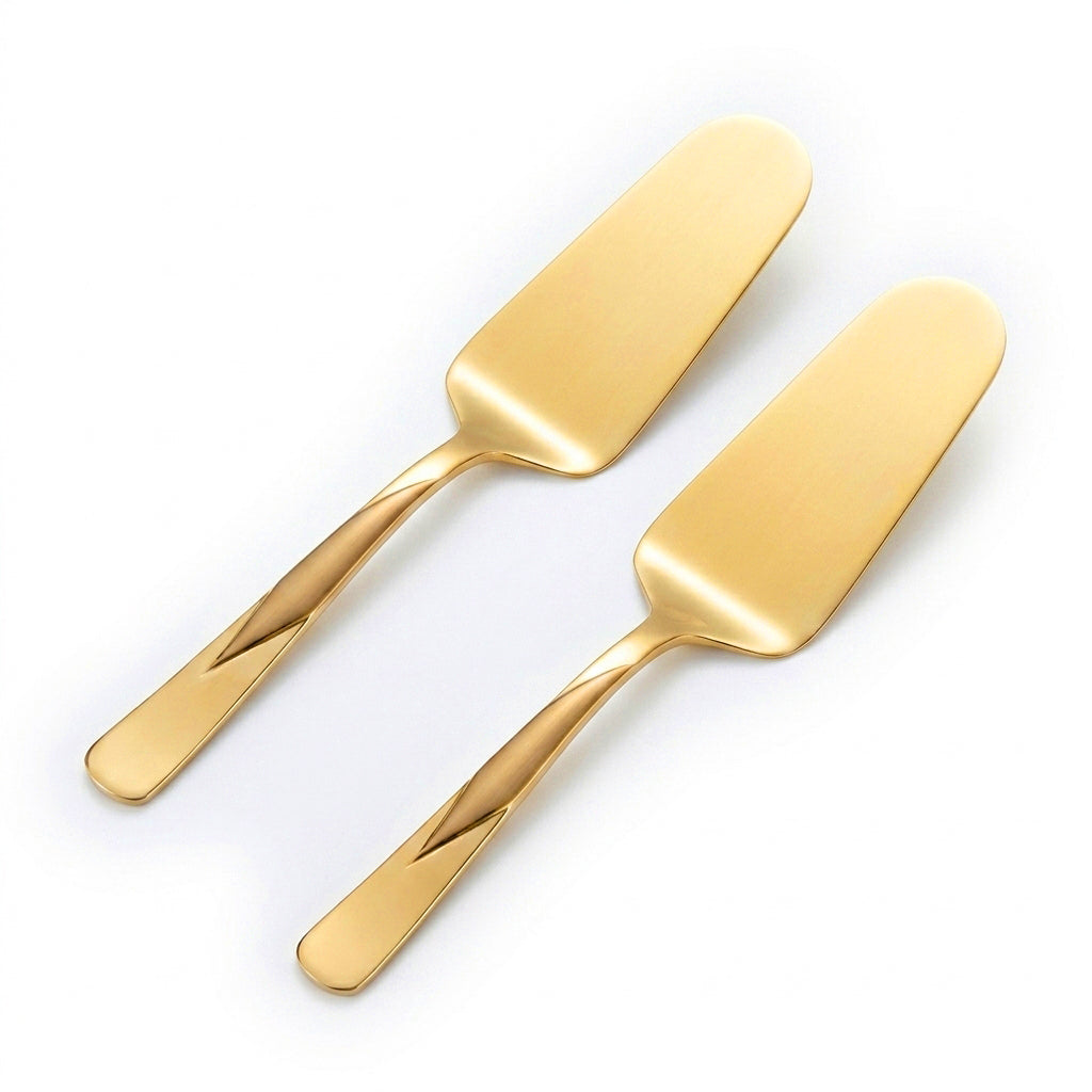 Blaze R.P.3 Stainless Steel 2-Piece Golden Cake Lifter Set