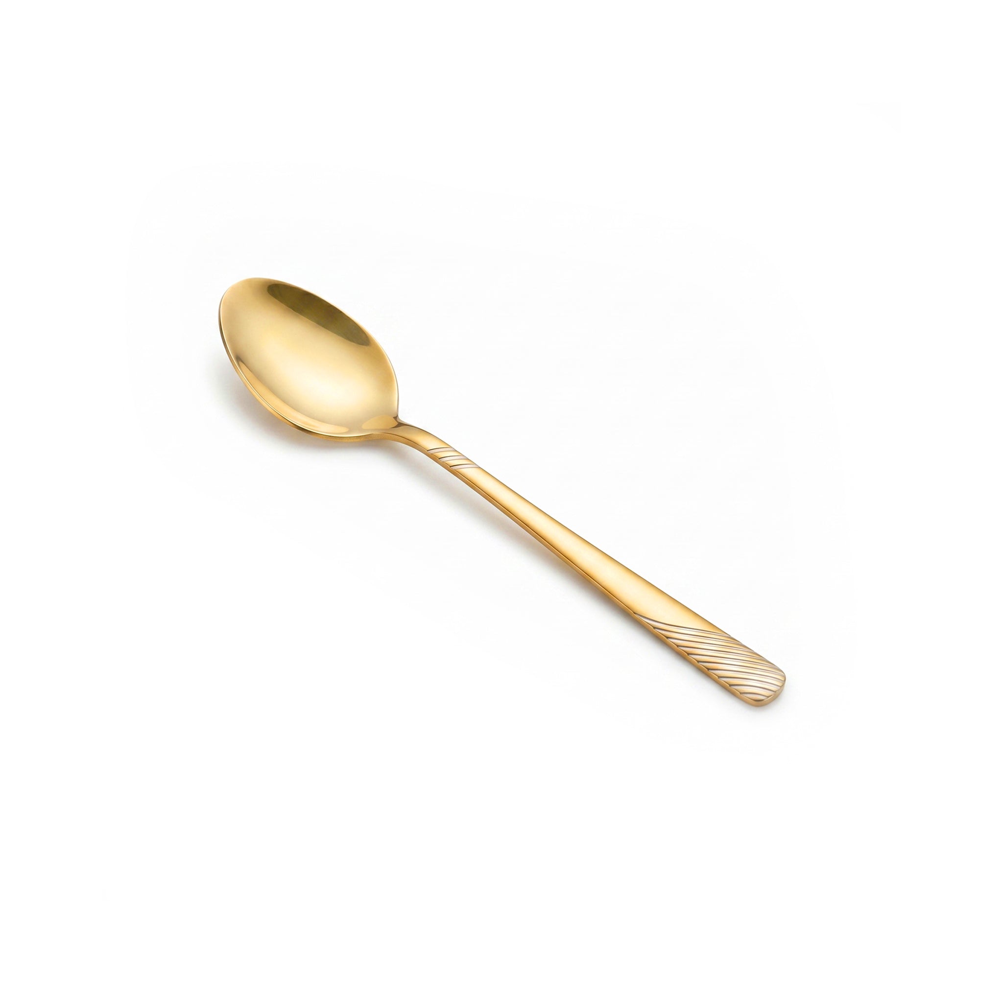 Blaze TPO Gold 6-Piece Stainless Steel Golden Coffee Spoon Set