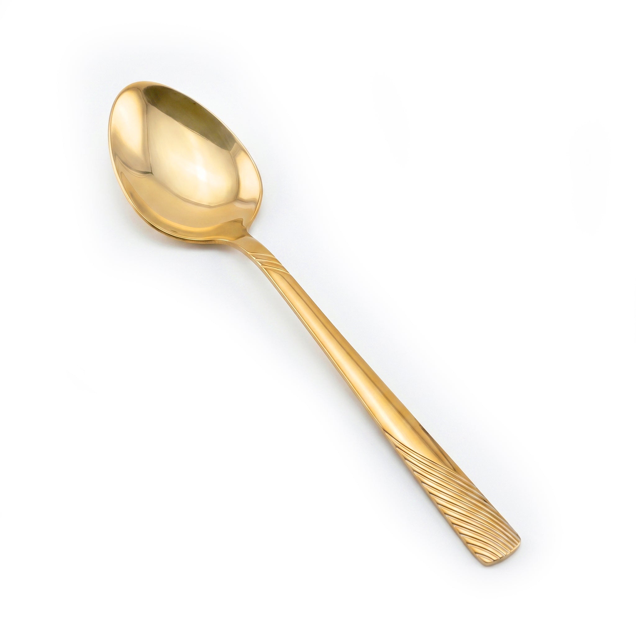 Blaze TPO Gold 6-Piece Stainless Steel Golden Table Spoon Set