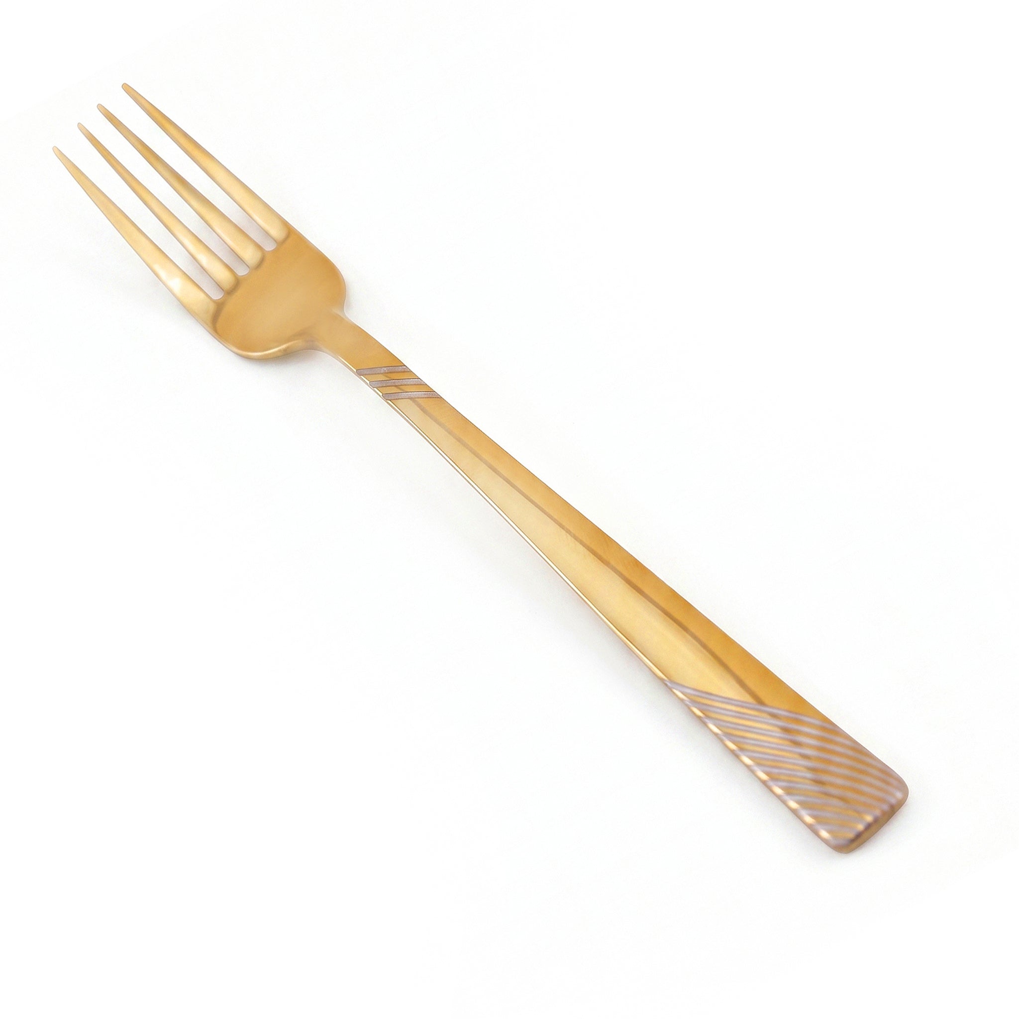 Blaze TPO Gold 6-Piece Stainless Steel Golden Table Fork Set