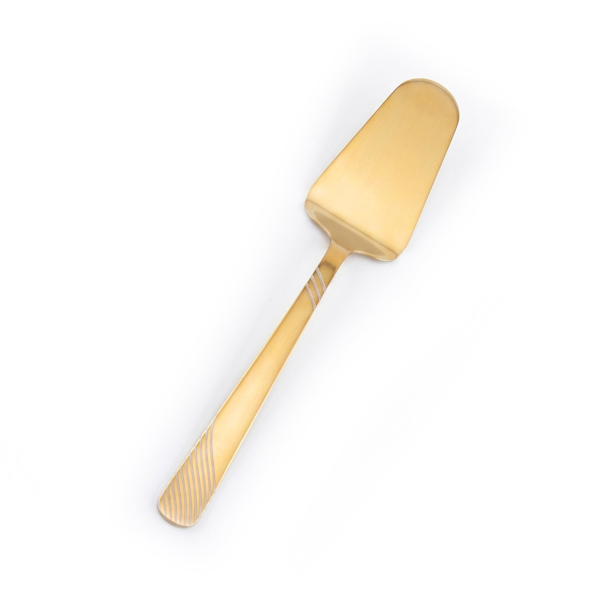 Blaze TPO Gold 2-Piece Stainless Steel Golden Cake Lifter Set