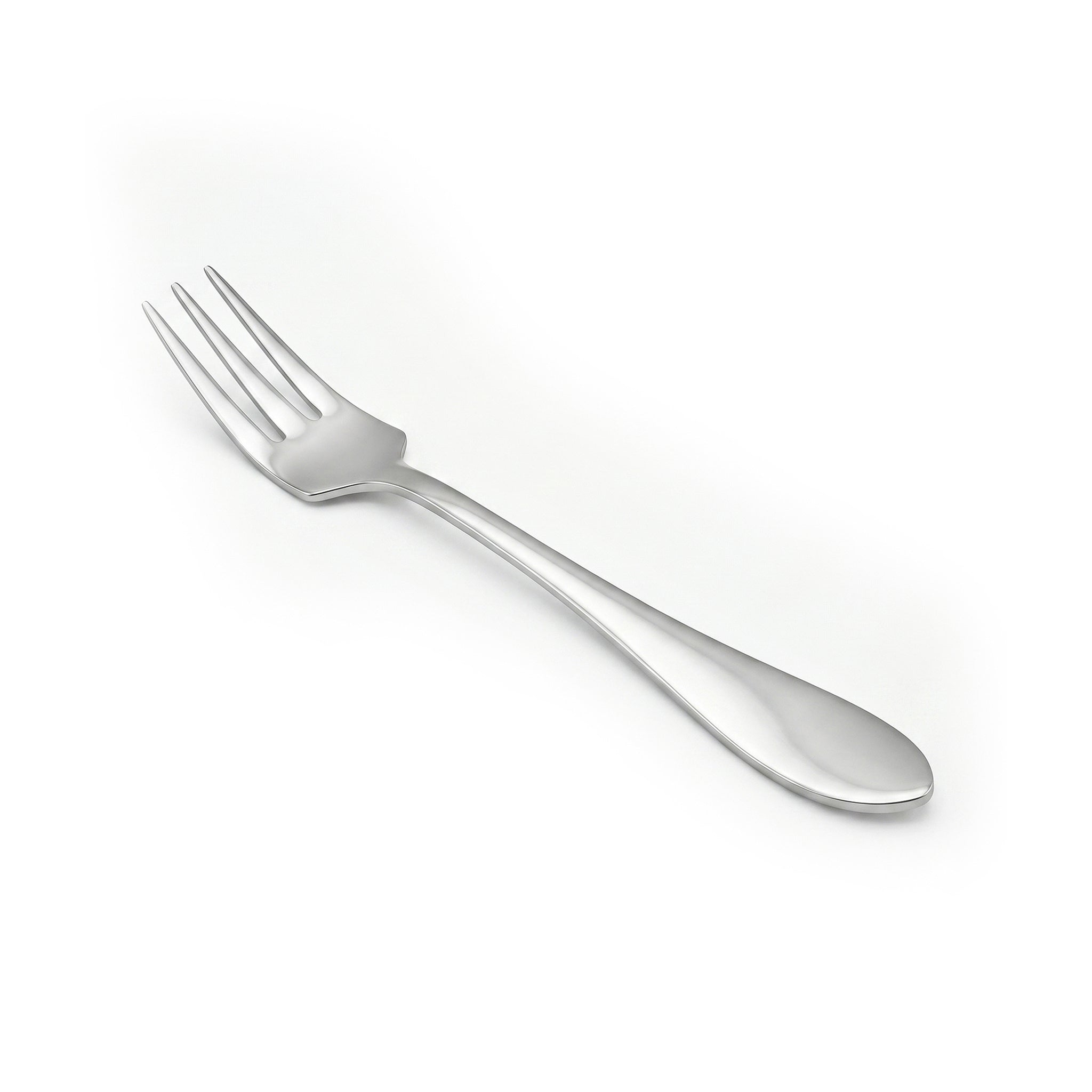 N.H 6-Piece Stainless Steel Silver Baby Fork Set
