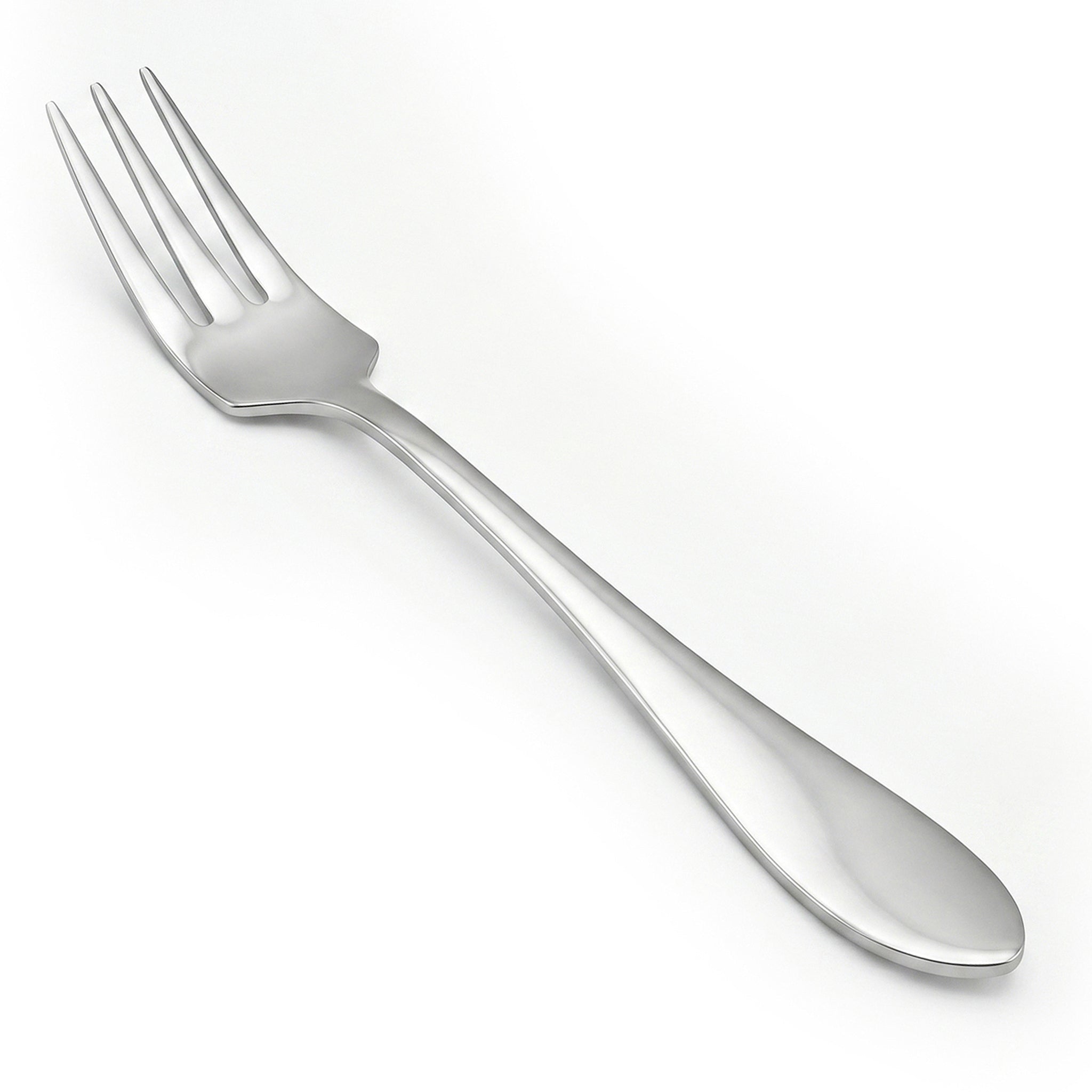 N.H 6-Piece Stainless Steel Silver Table Fork Set