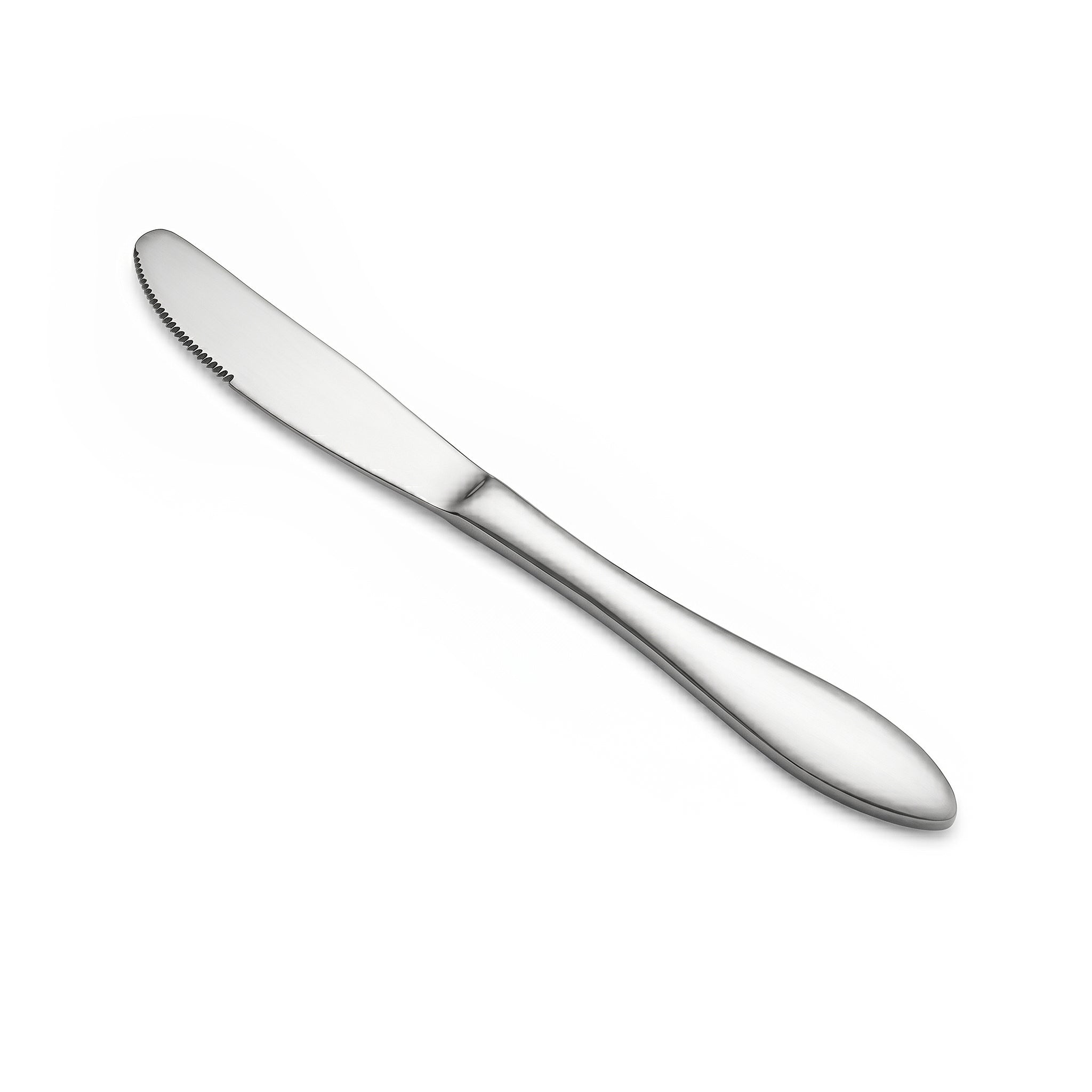N.H 6-Piece Stainless Steel Silver Table Knife Set
