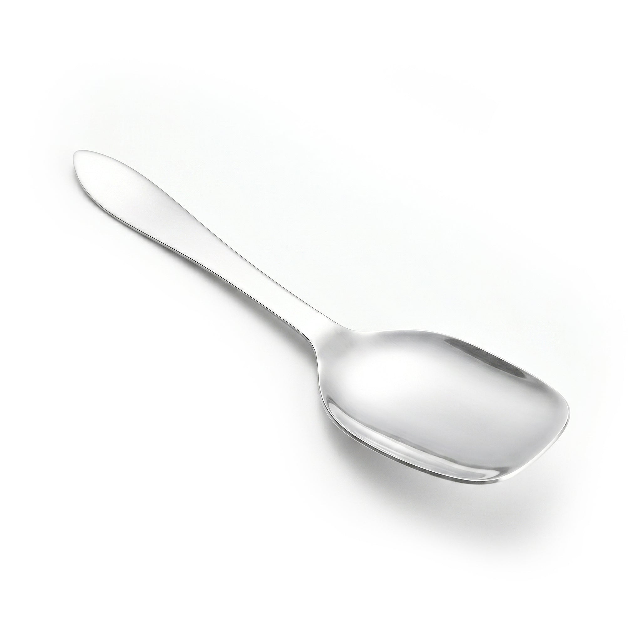N.H Stainless Steel Silver Square Serving Rice Panja Spoon