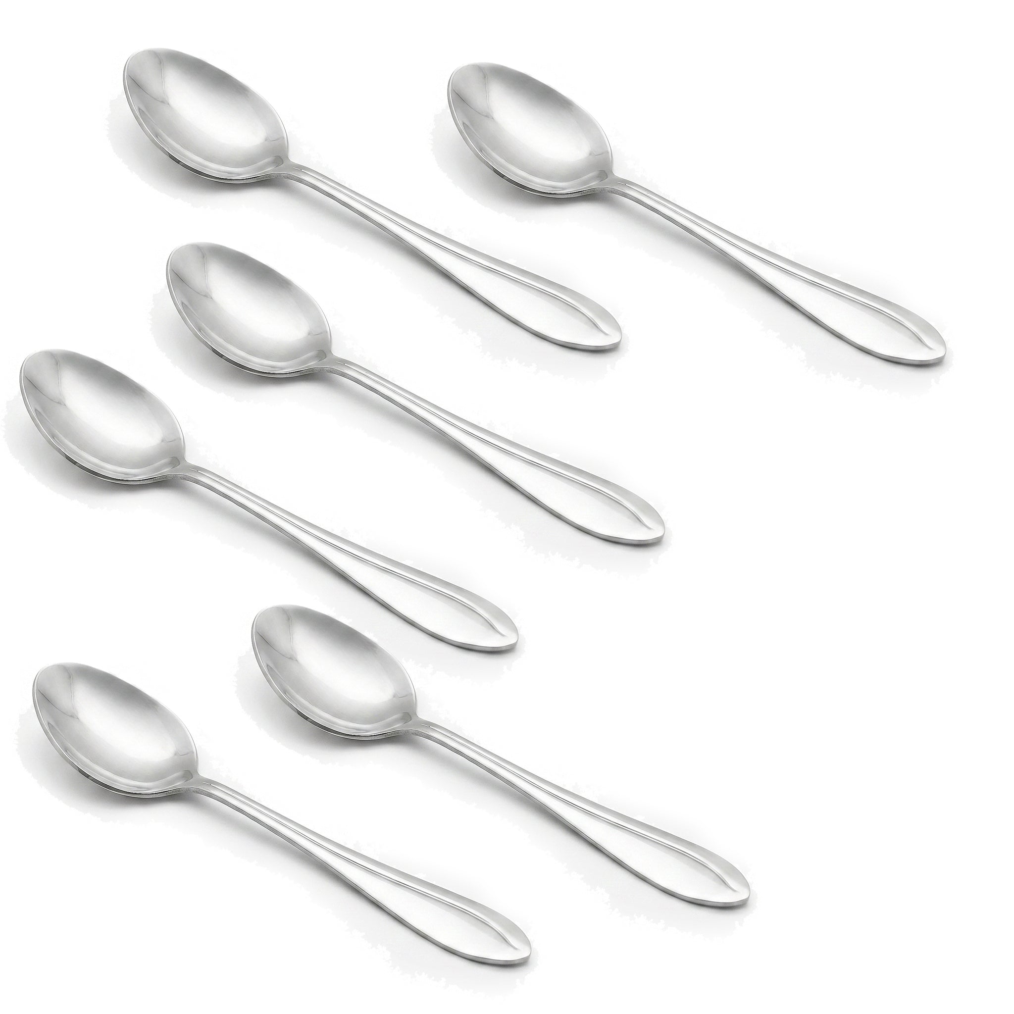 Fish Sandy 6-PIece Stainless Steel Silver Tea Spoon Set