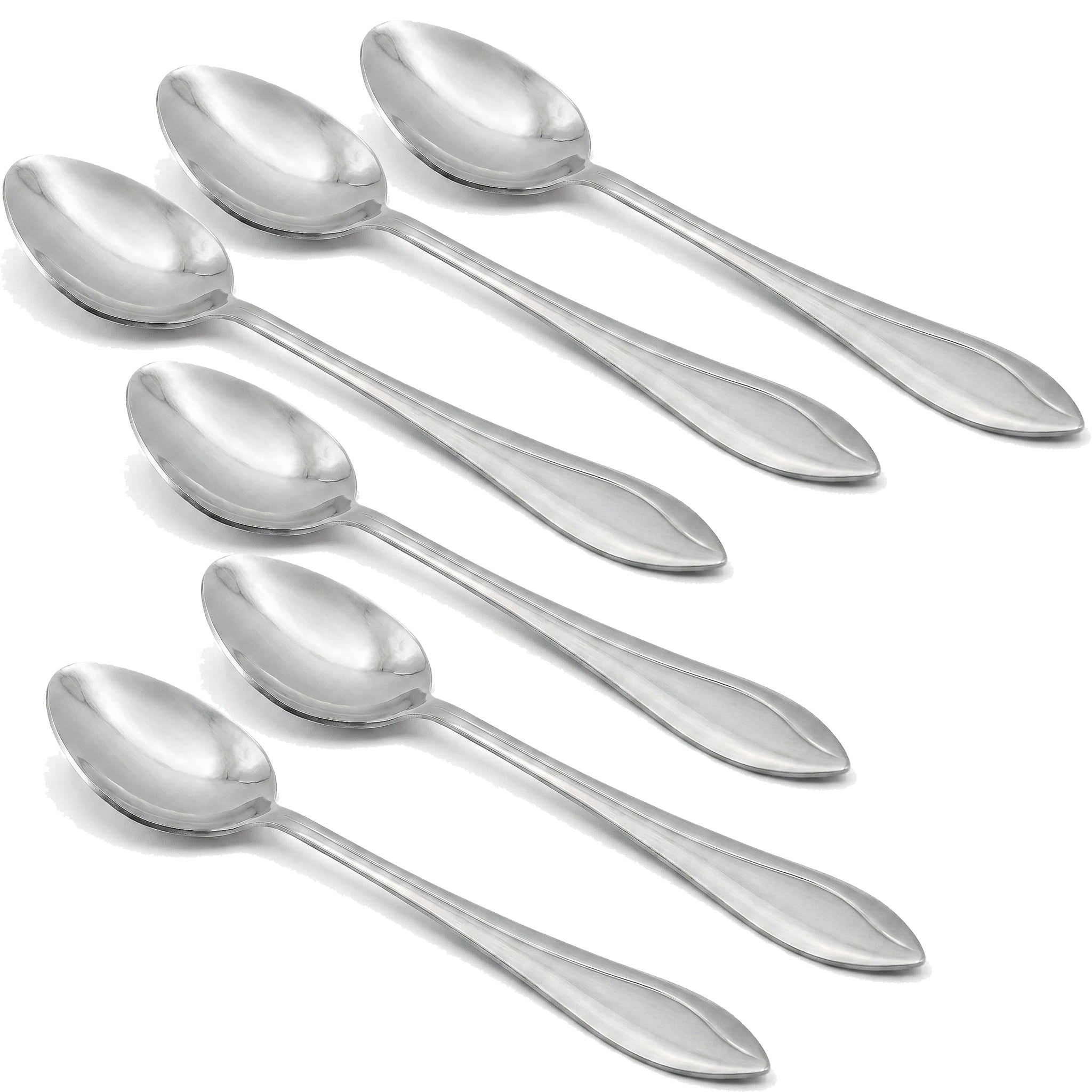 Fish Sandy 6-Piece Stainless Steel Silver Table Spoon Set