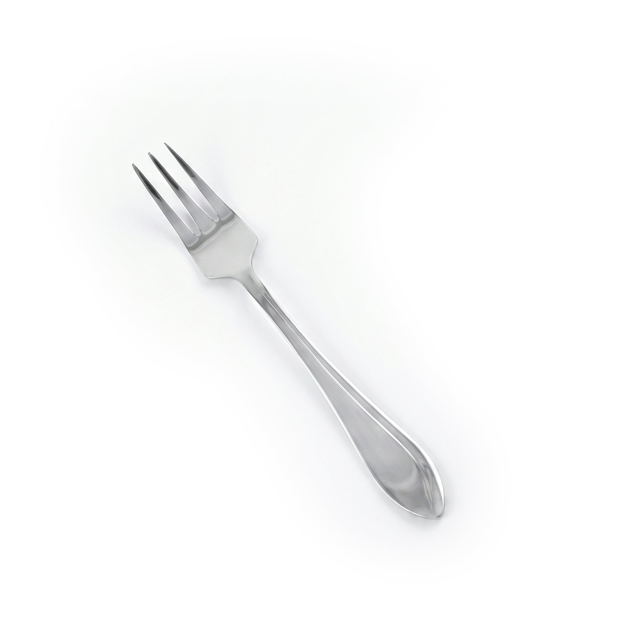 Fish Sandy 6-Piece Stainless Steel Silver Baby Fork Set