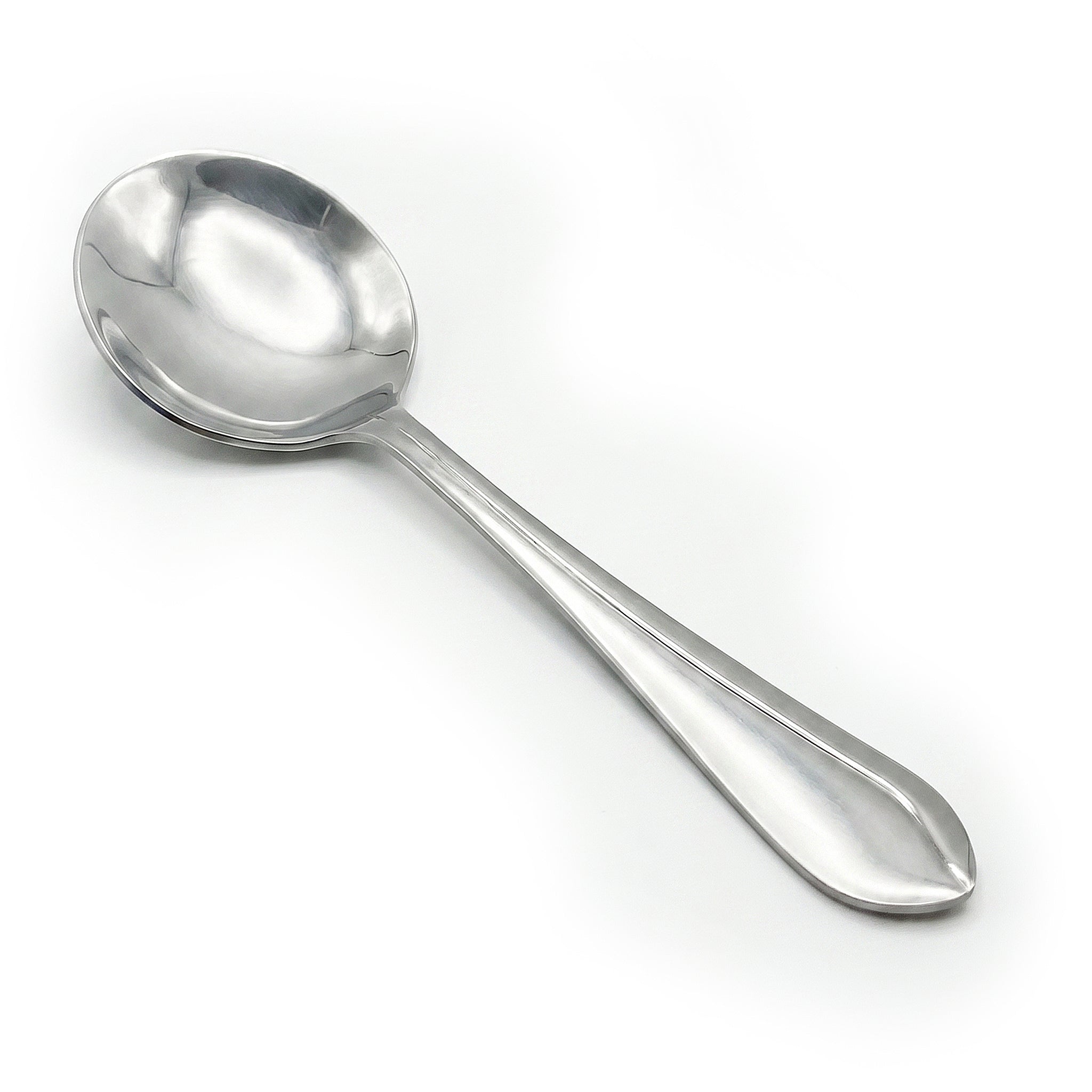 Fish Sandy Stainless Steel Silver Serving Soup Spoon