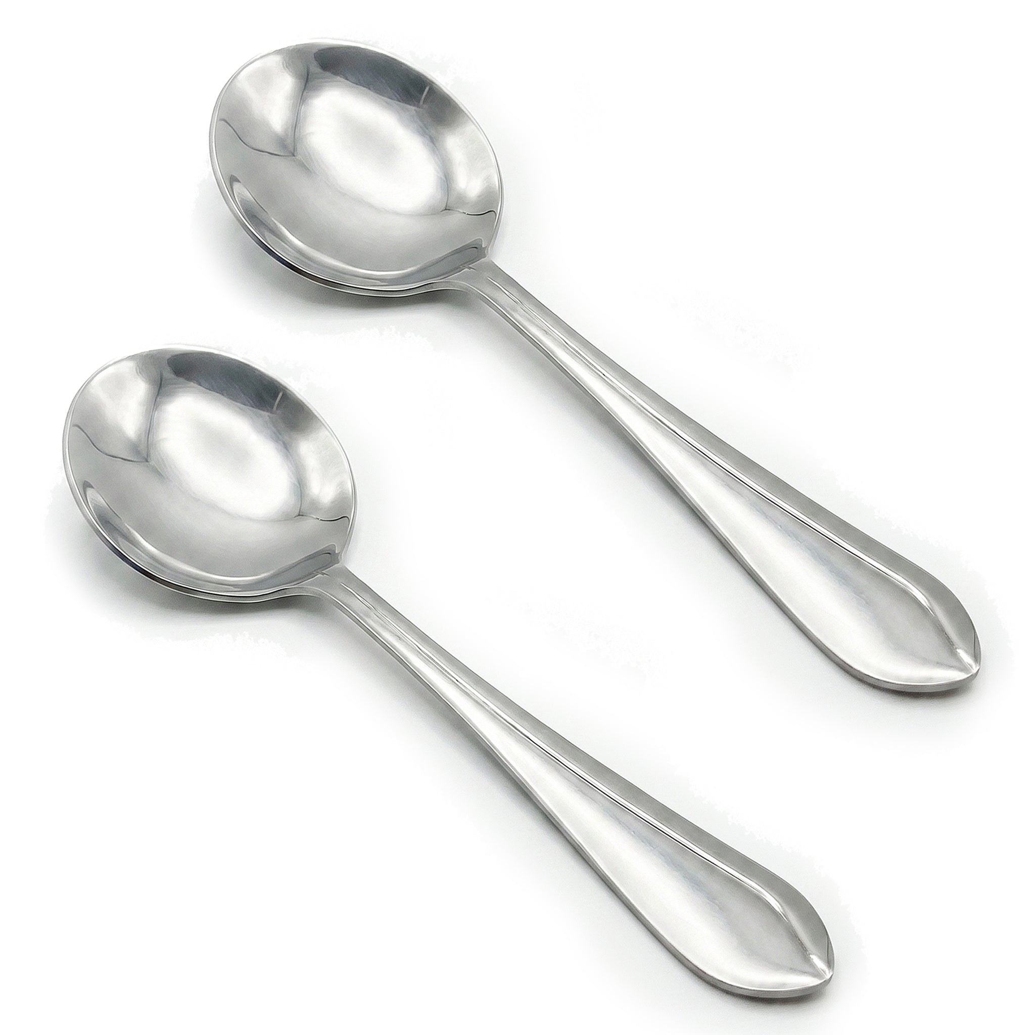 Fish Sandy Stainless Steel Silver Serving Soup Spoon