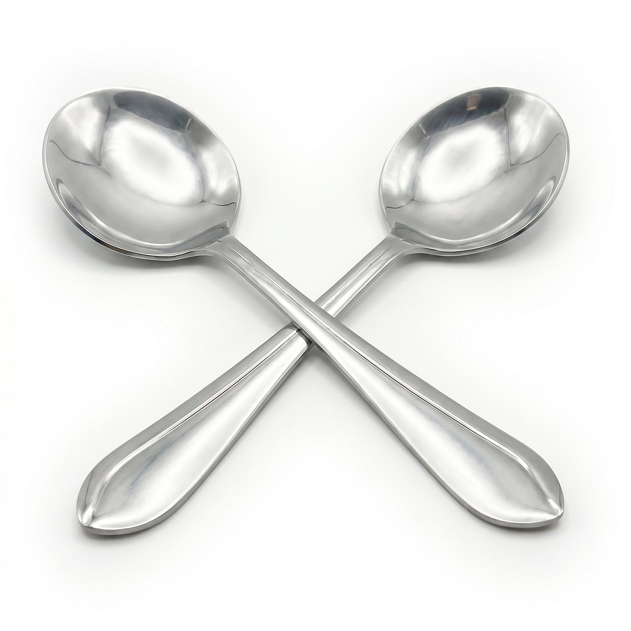 Fish Sandy Stainless Steel Silver Serving Soup Spoon