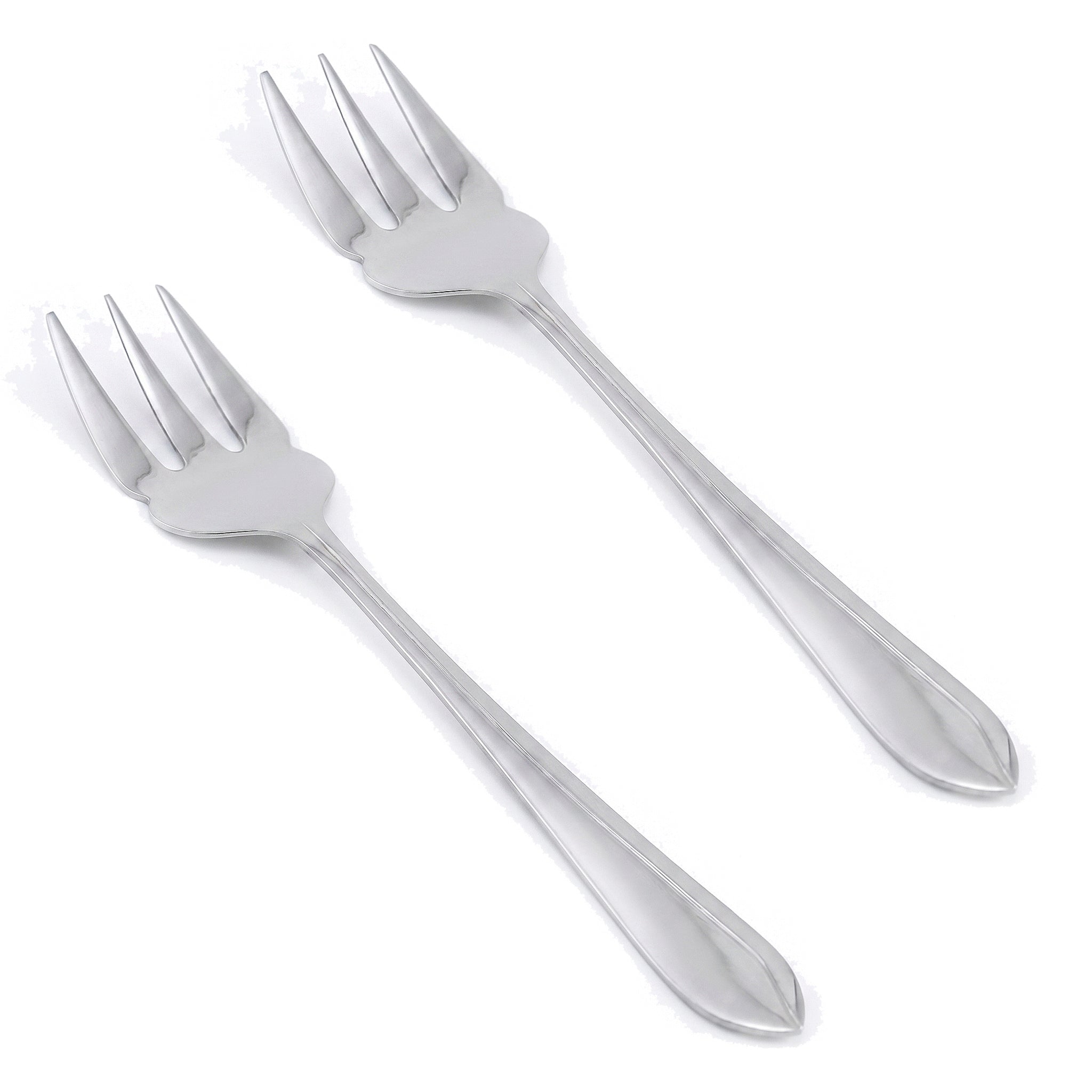 Fish Sandy Stainless Steel Silver Serving Fork