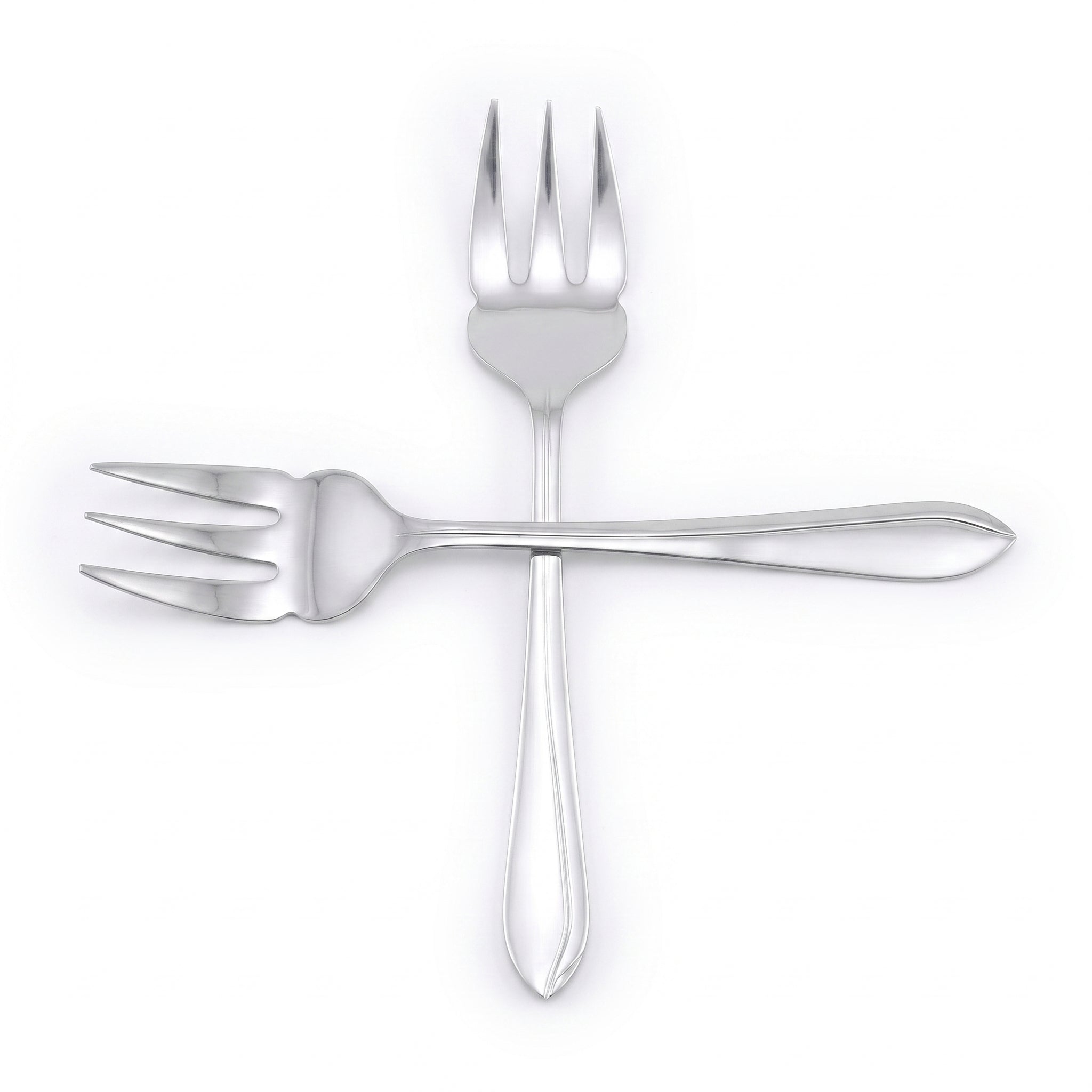Fish Sandy Stainless Steel Silver Serving Fork
