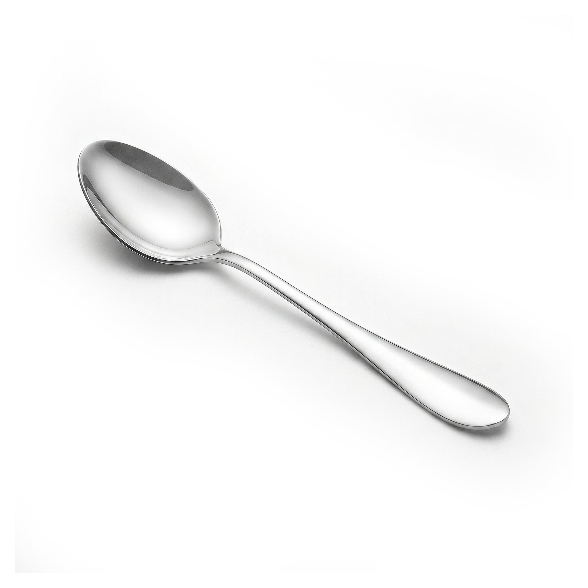 Mirror Polish 6-Piece Stainless Steel Silver Baby Spoon Set
