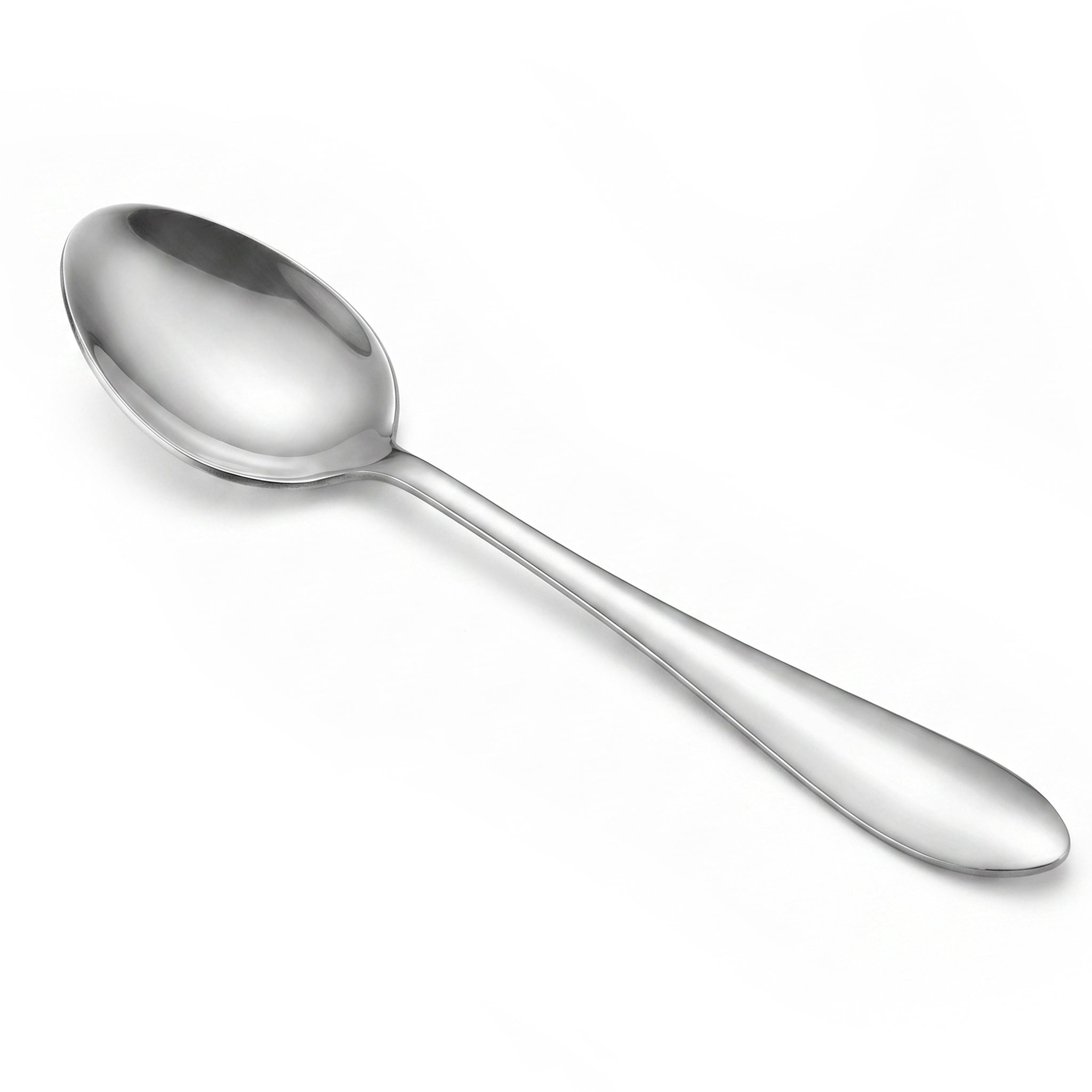 Mirror Polish 6-Piece Stainless Steel Silver Table Spoon Set