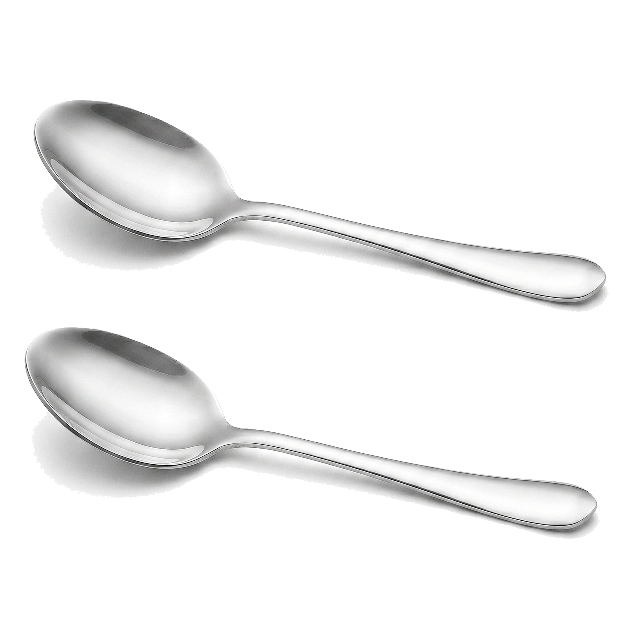 Mirror Polish Stainless Steel Silver Serving Rice Spoon