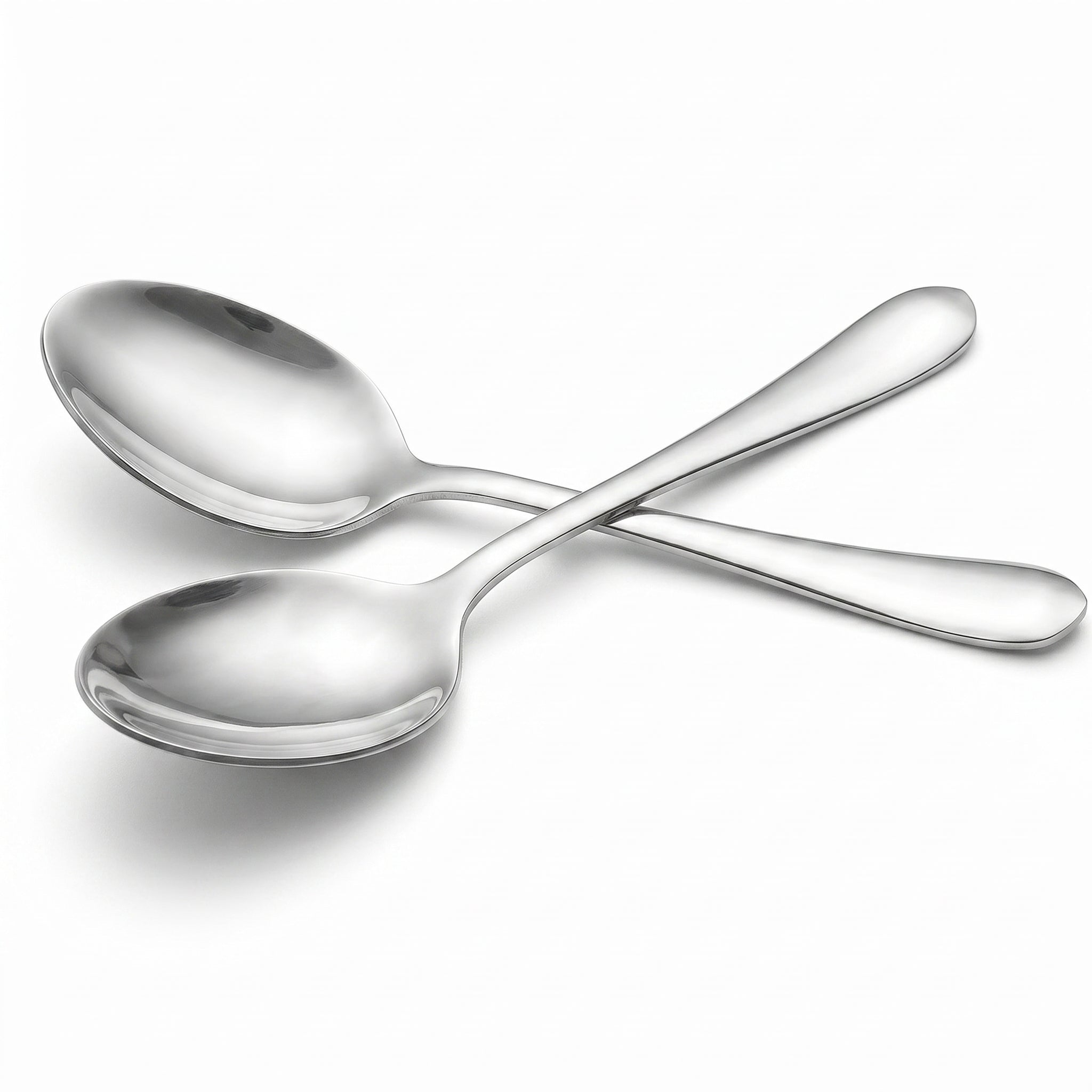 Mirror Polish Stainless Steel Silver Serving Rice Spoon