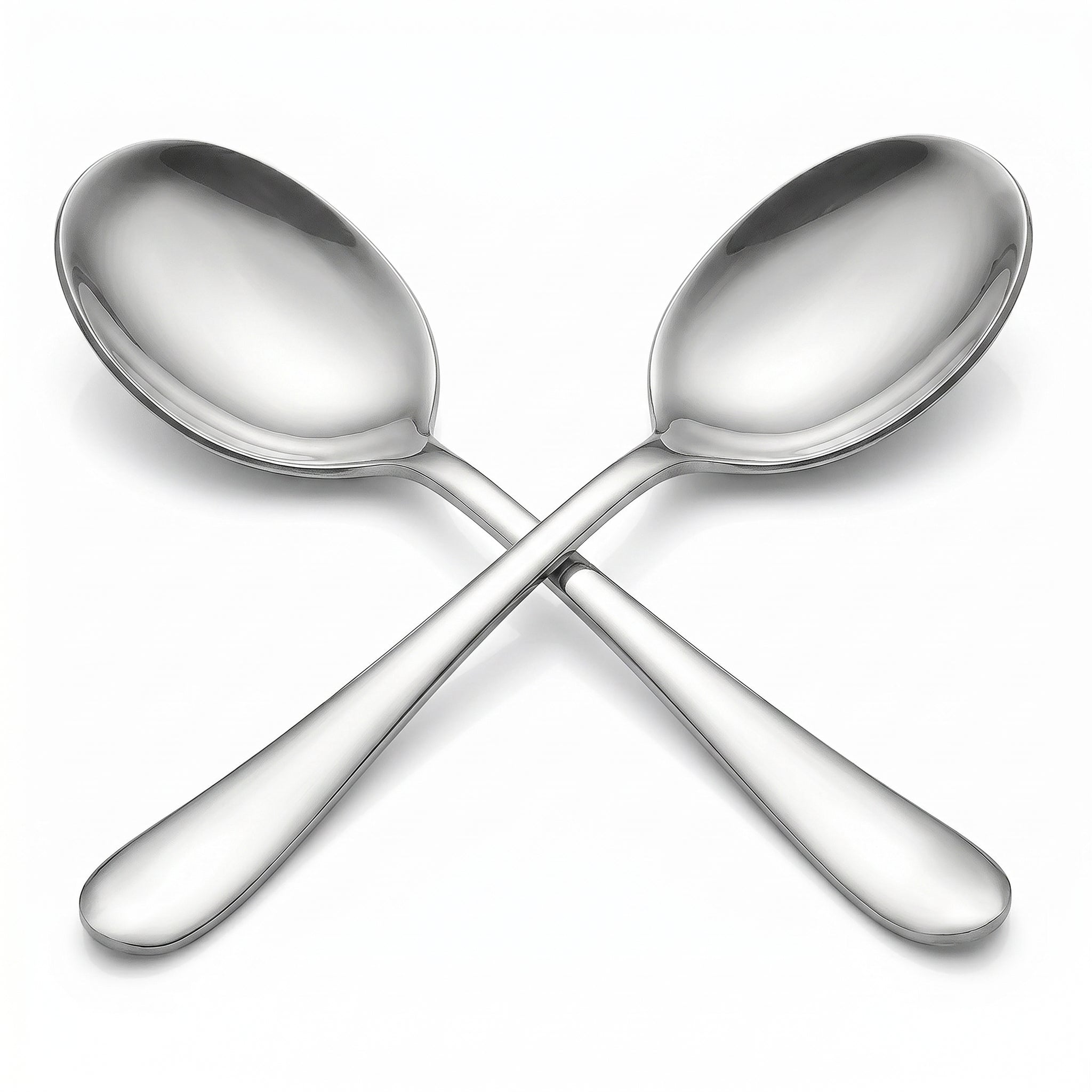 Mirror Polish Stainless Steel Silver Serving Soup Spoon