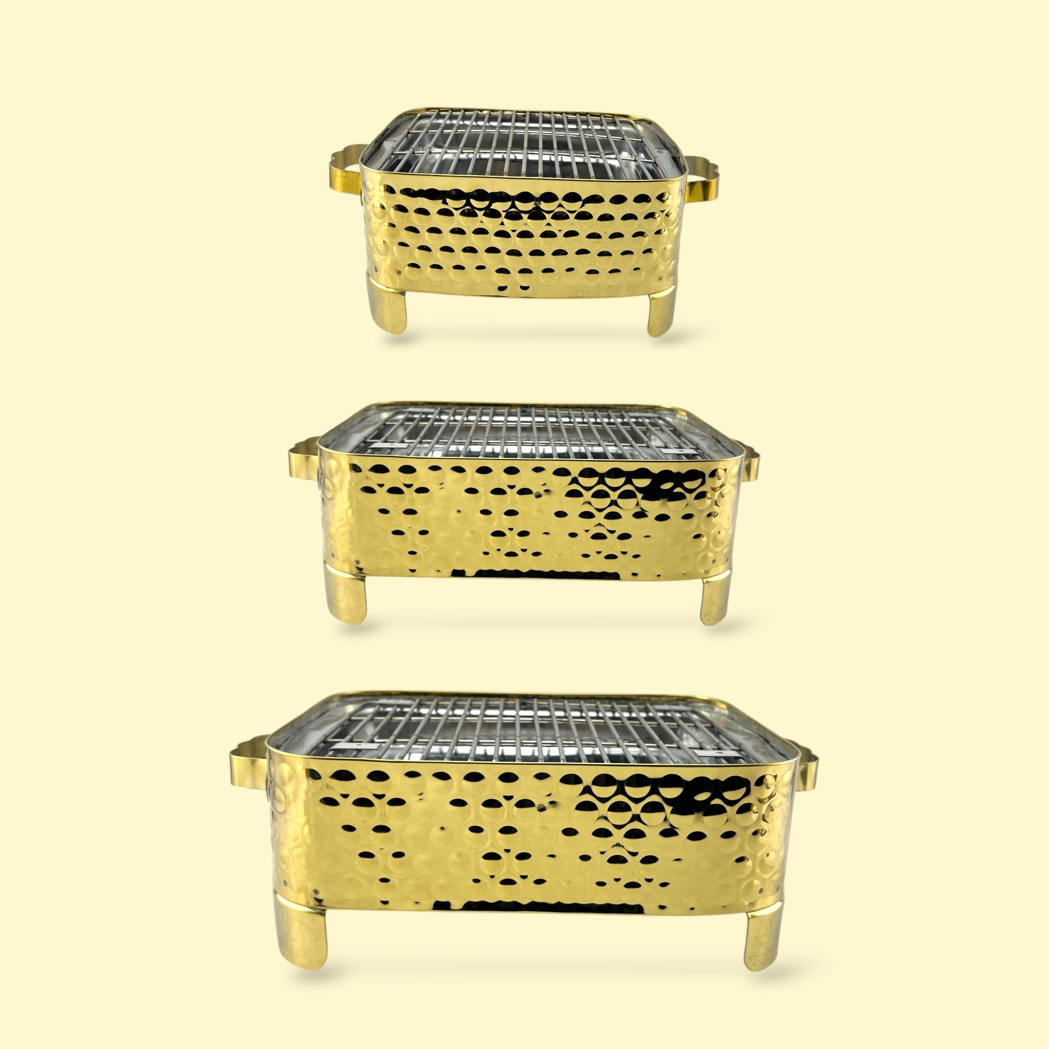 Fancy BBQ Pit Golden