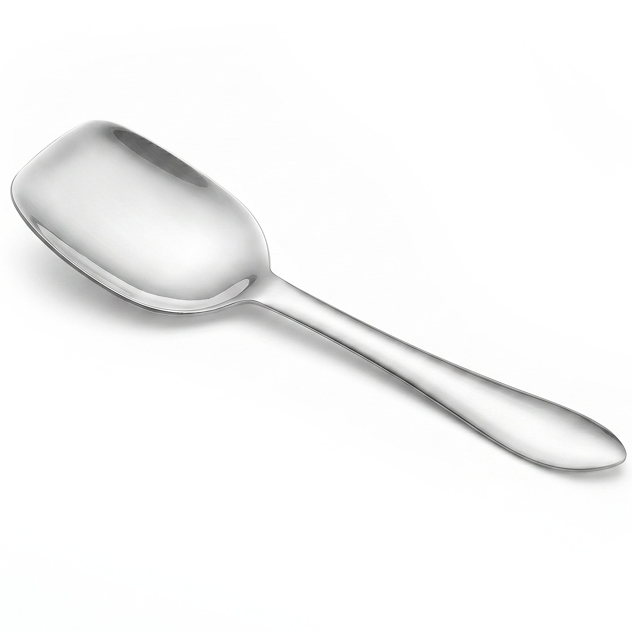 Mirror Polish Stainless Steel Silver Serving Panja Rice Spoon