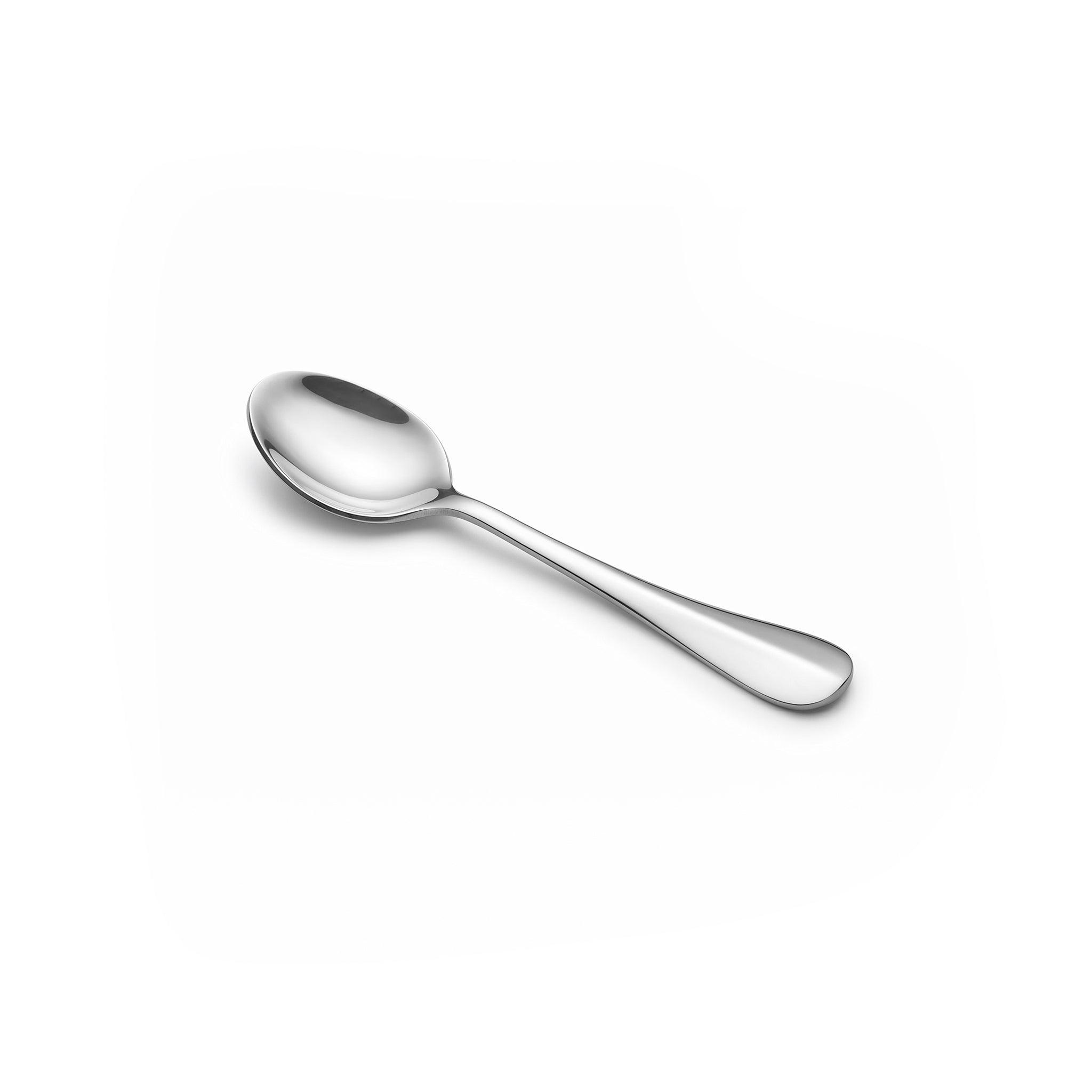 Omega 6-Piece Stainless Steel Silver Tea Spoon Set