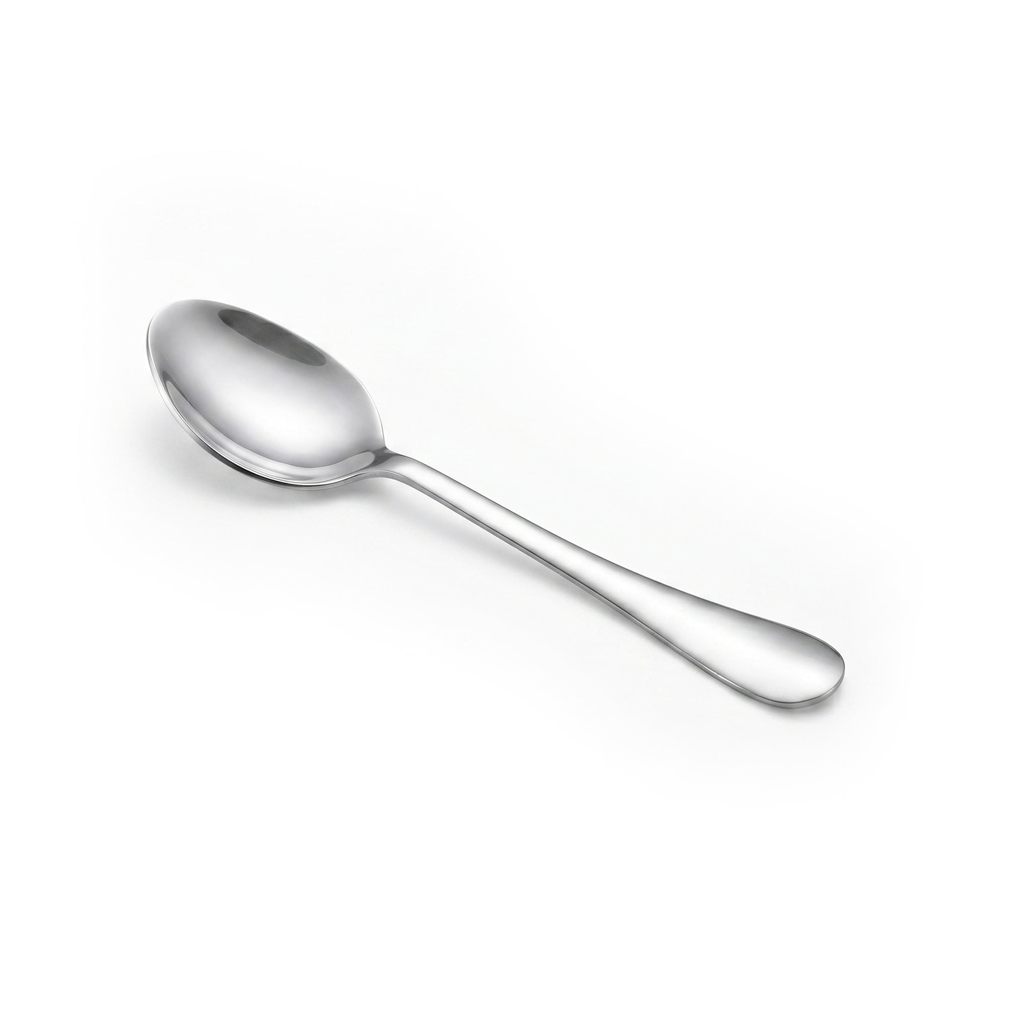 Omega 6-Piece Stainless Steel Silver Baby Spoon Set