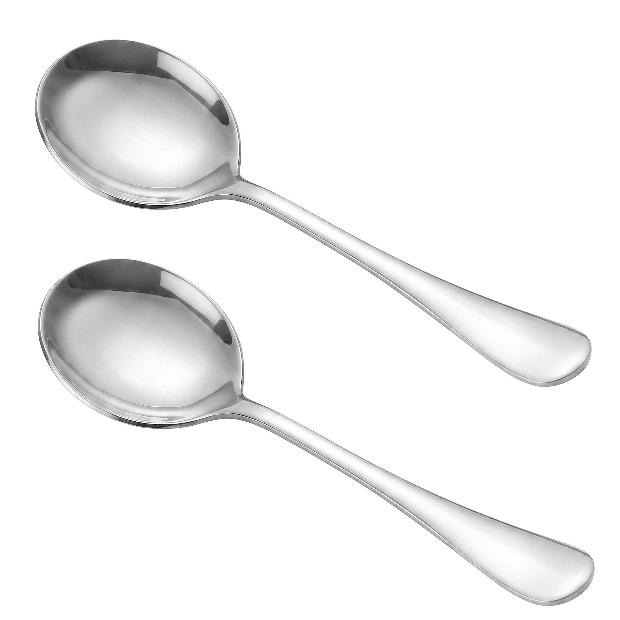 Omega Stainless Steel Silver Serving Soup Spoon