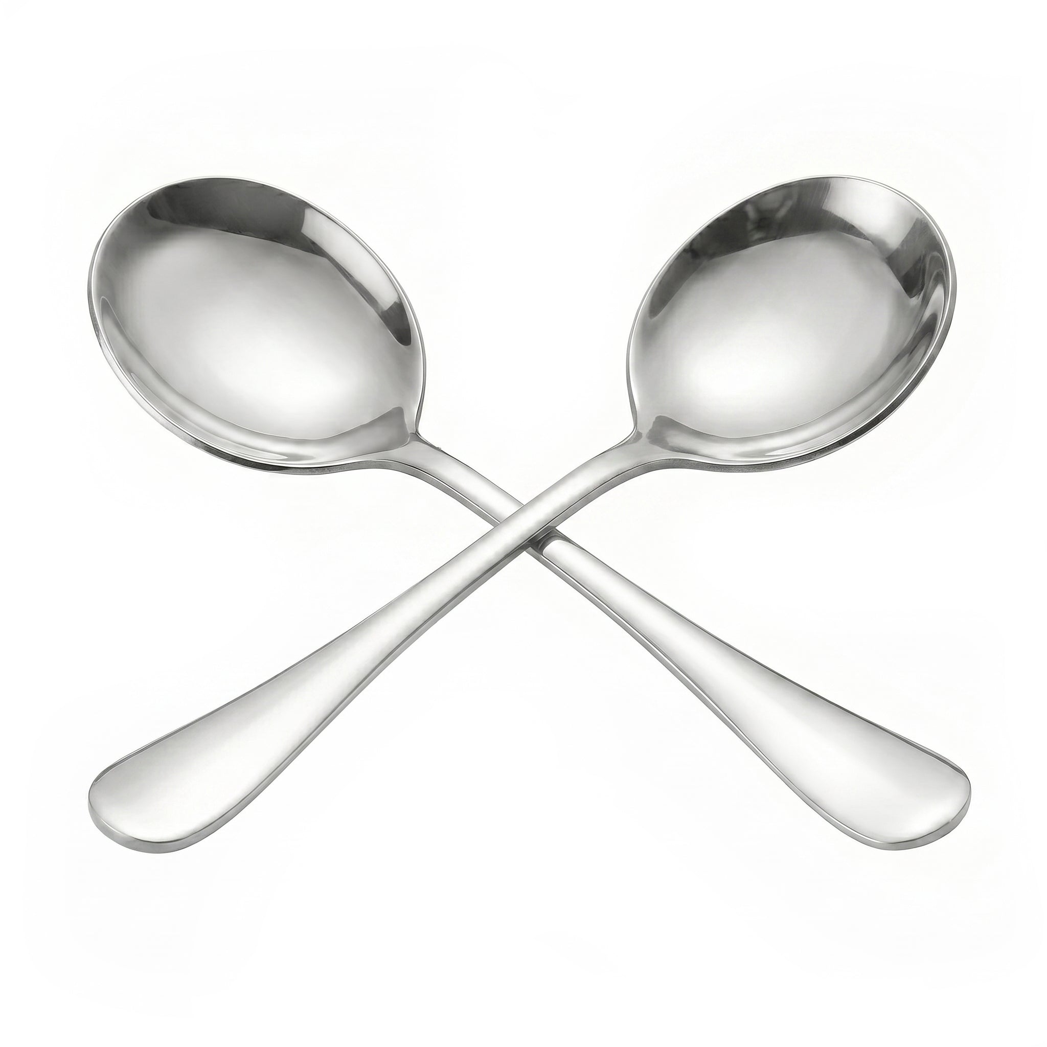 Omega Stainless Steel Silver Serving Soup Spoon