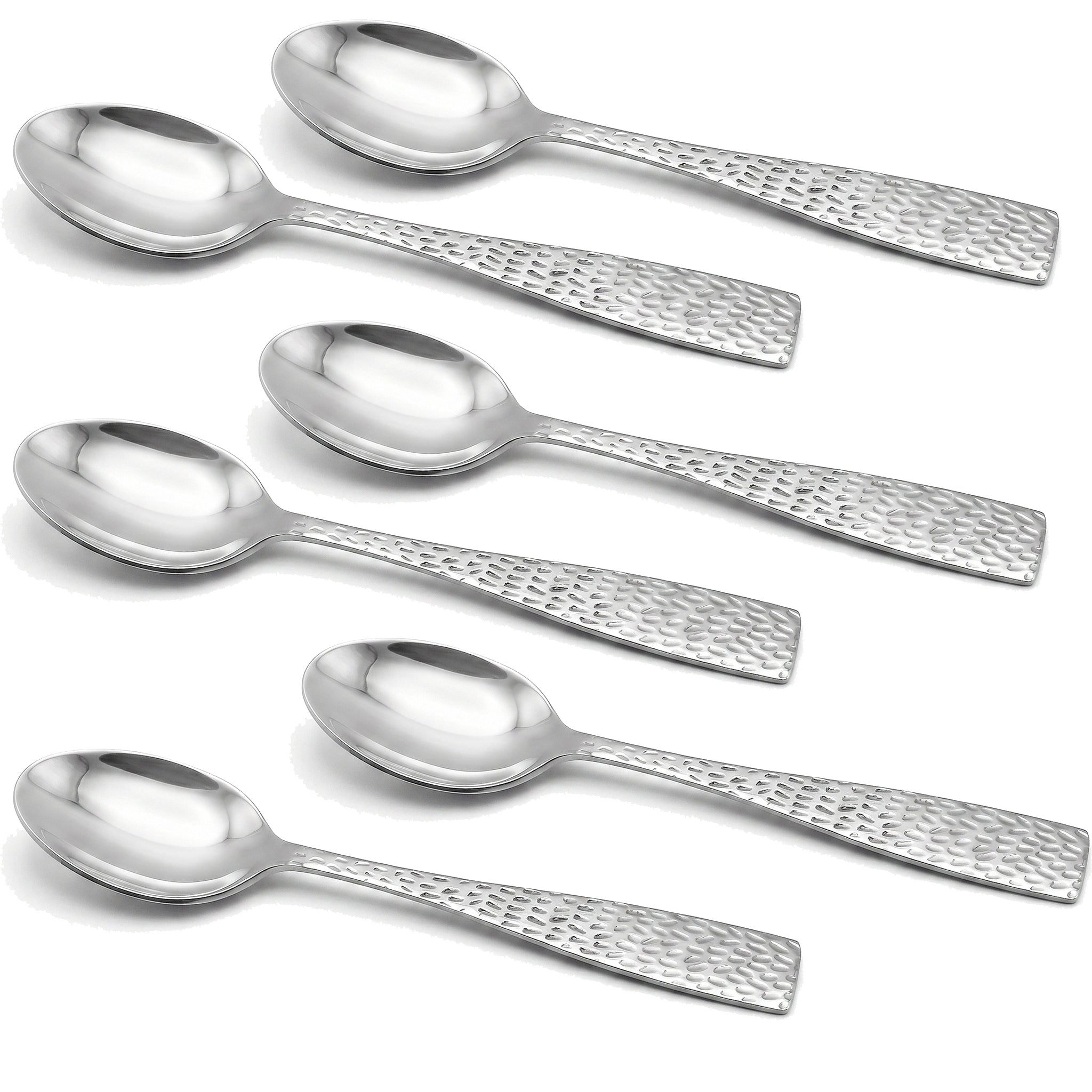 Humber 6-Piece Stainless Steel Silver Baby Spoon Set