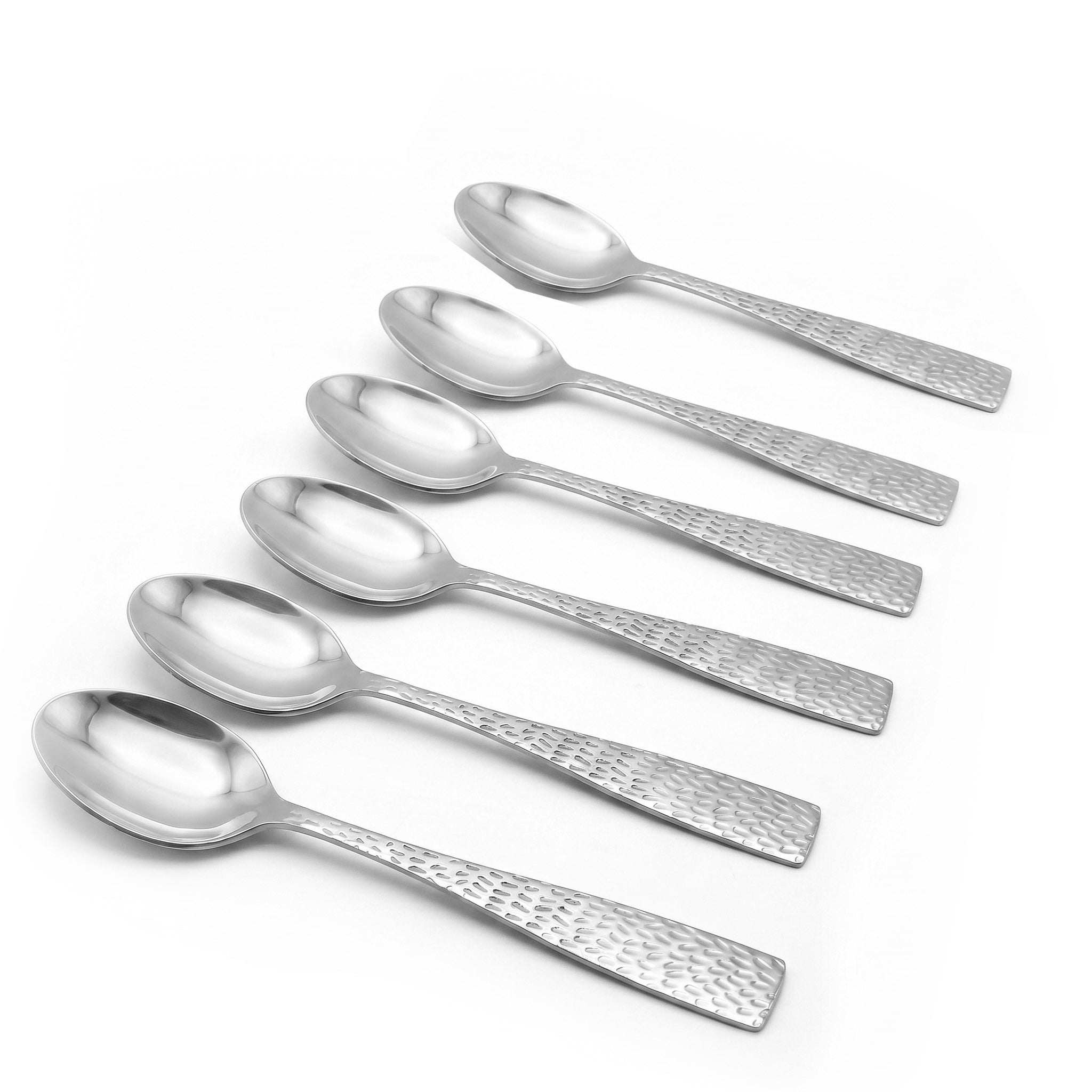 Humber 6-Piece Stainless Steel Silver Baby Spoon Set