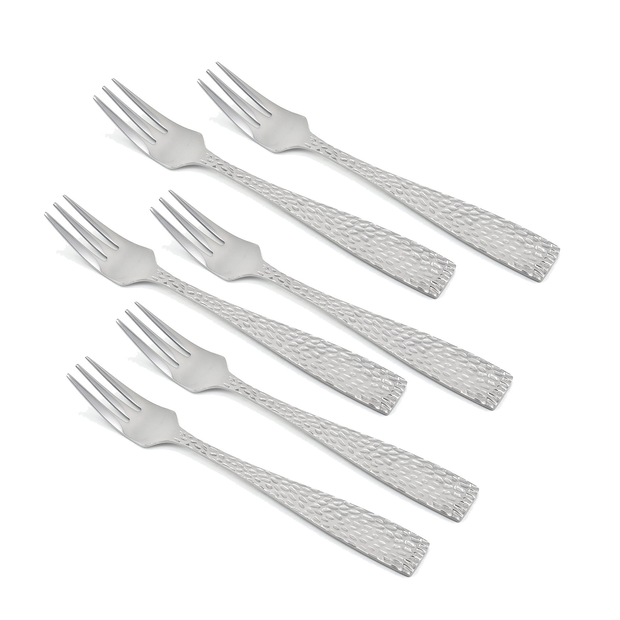 Humber 6-Piece Stainless Steel Silver Baby Fork Set