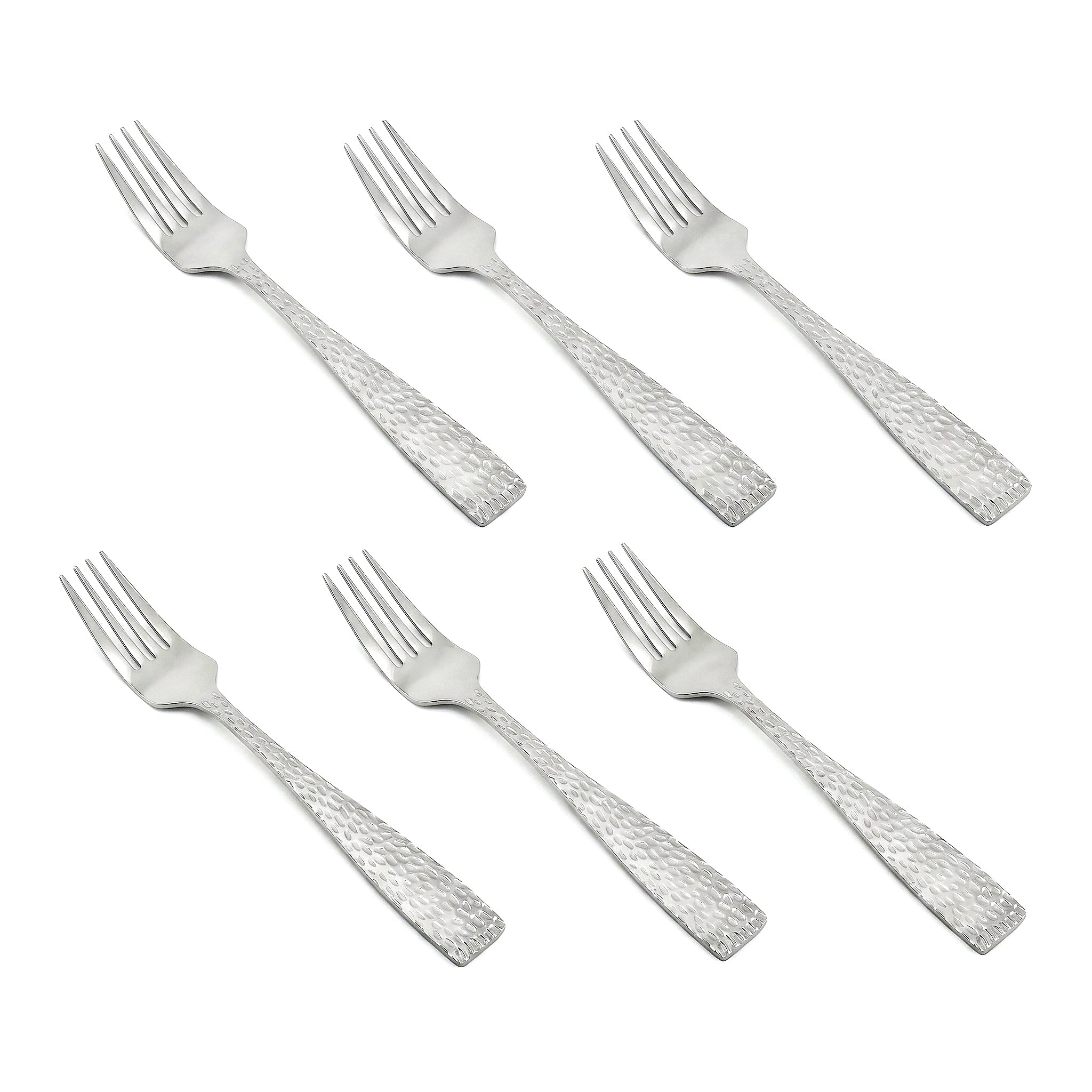 Humber 6-Piece Stainless Steel Silver Baby Fork Set