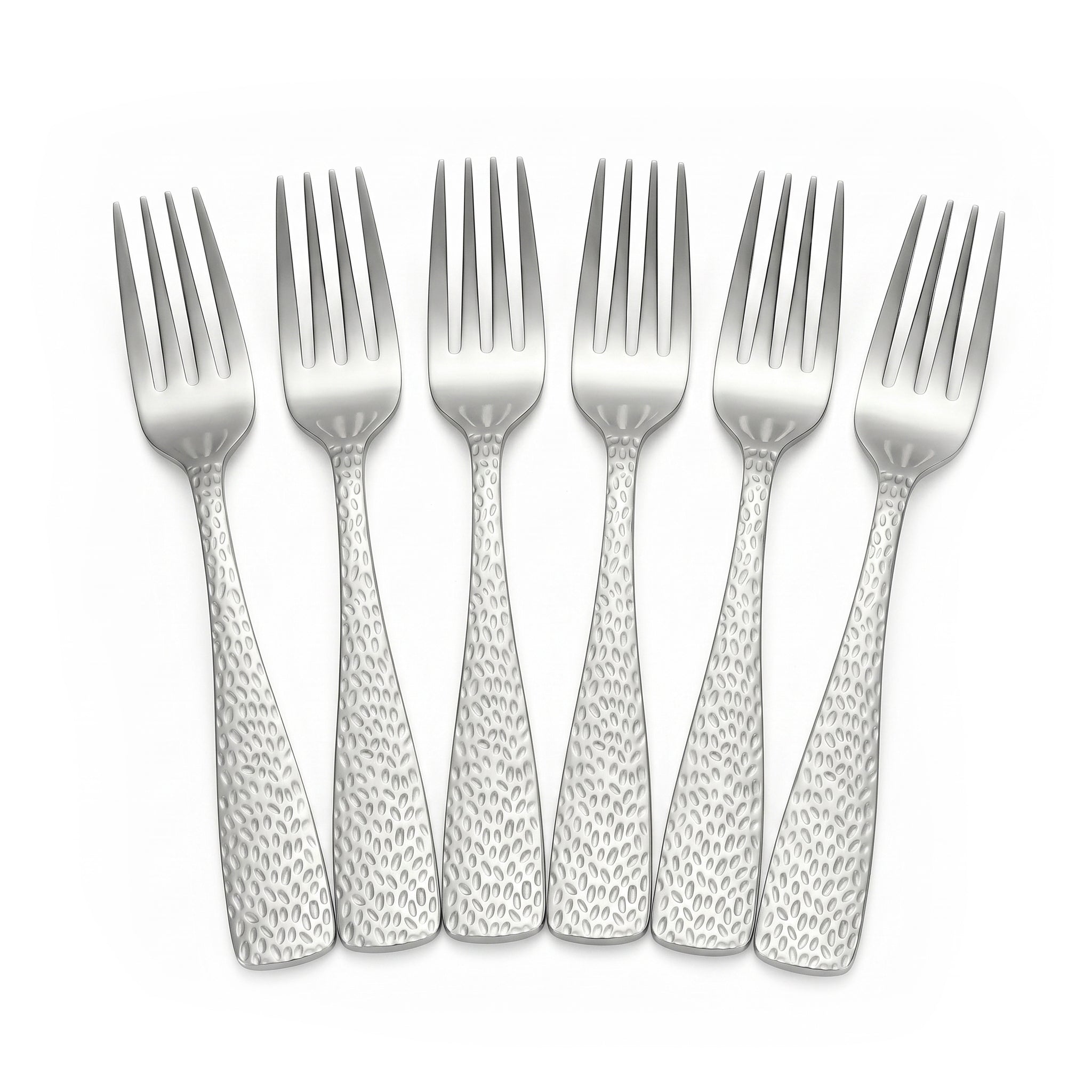 Humber 6-Piece Stainless Steel Silver Table Fork Set