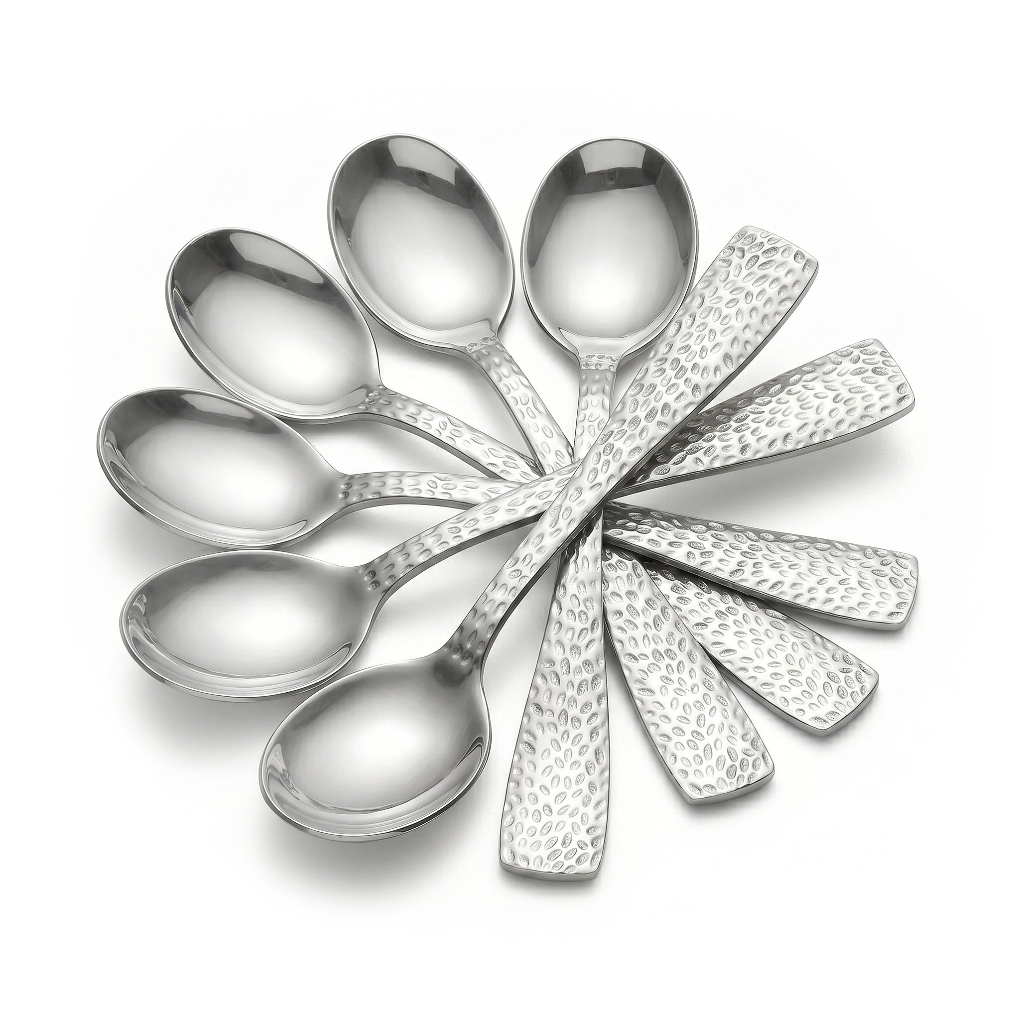 Humber 6-Piece Stainless Steel Silver Baby Soup Spoon Set