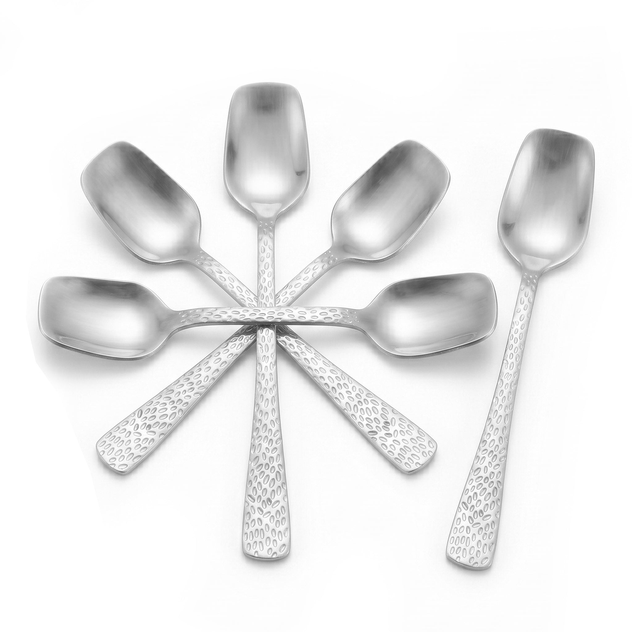 Humber 6-Piece Stainless Steel Silver Long Tea Spoon Set