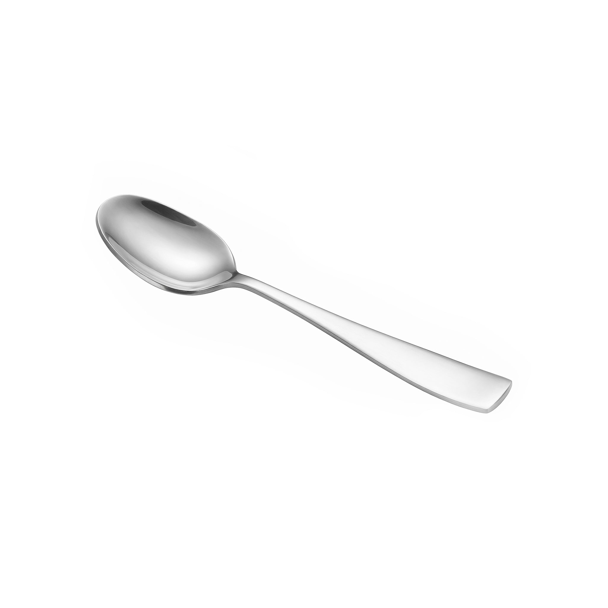 Polish 6-Piece Stainless Steel Silver Tea Spoon Set