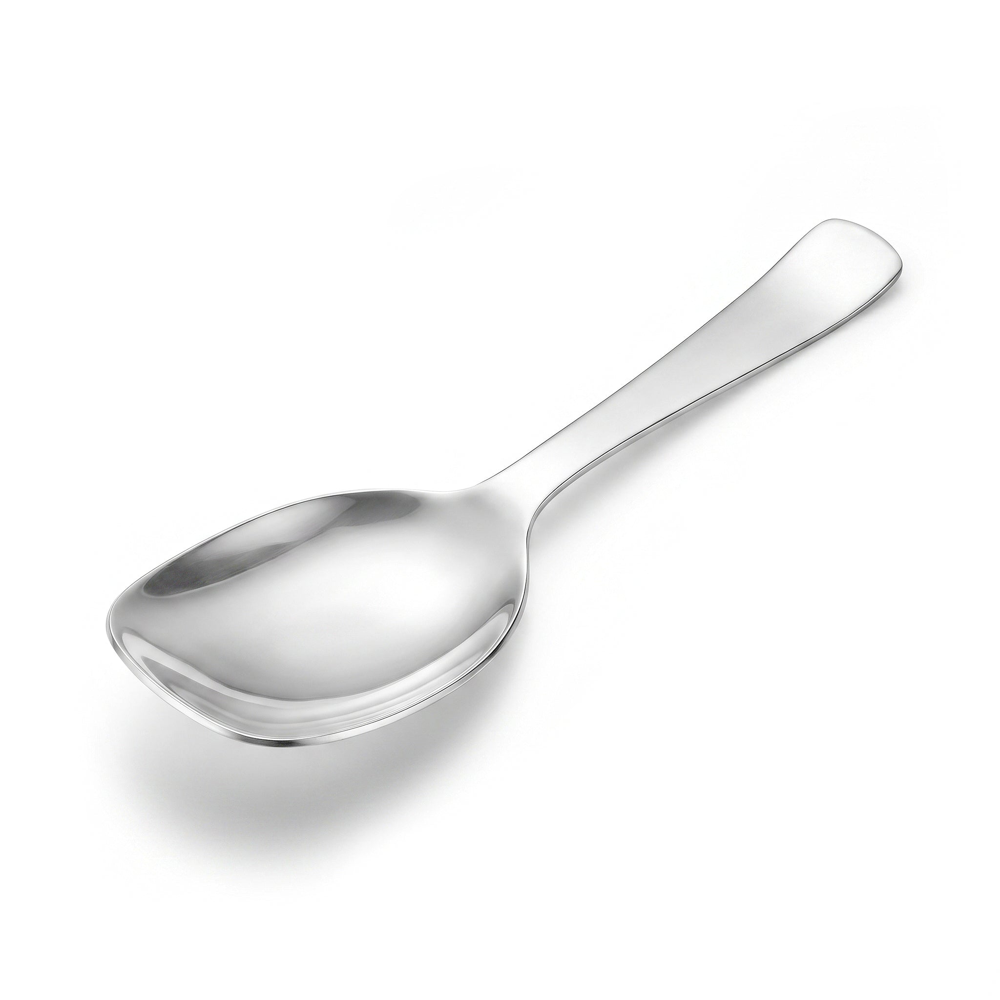 Polish Stainless Steel Silver Square Serving Panja Rice Spoon