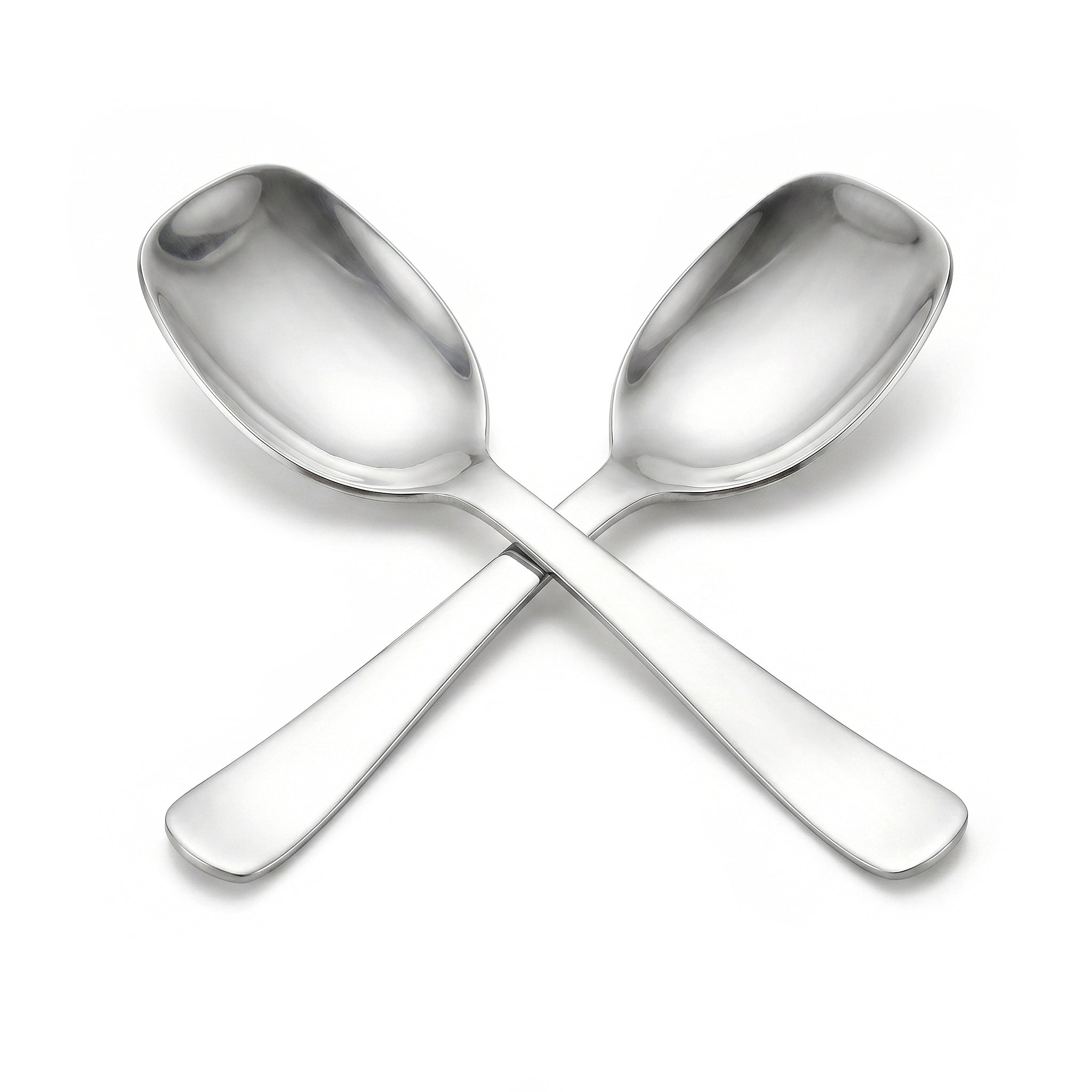 Polish Stainless Steel Silver Square Serving Panja Rice Spoon