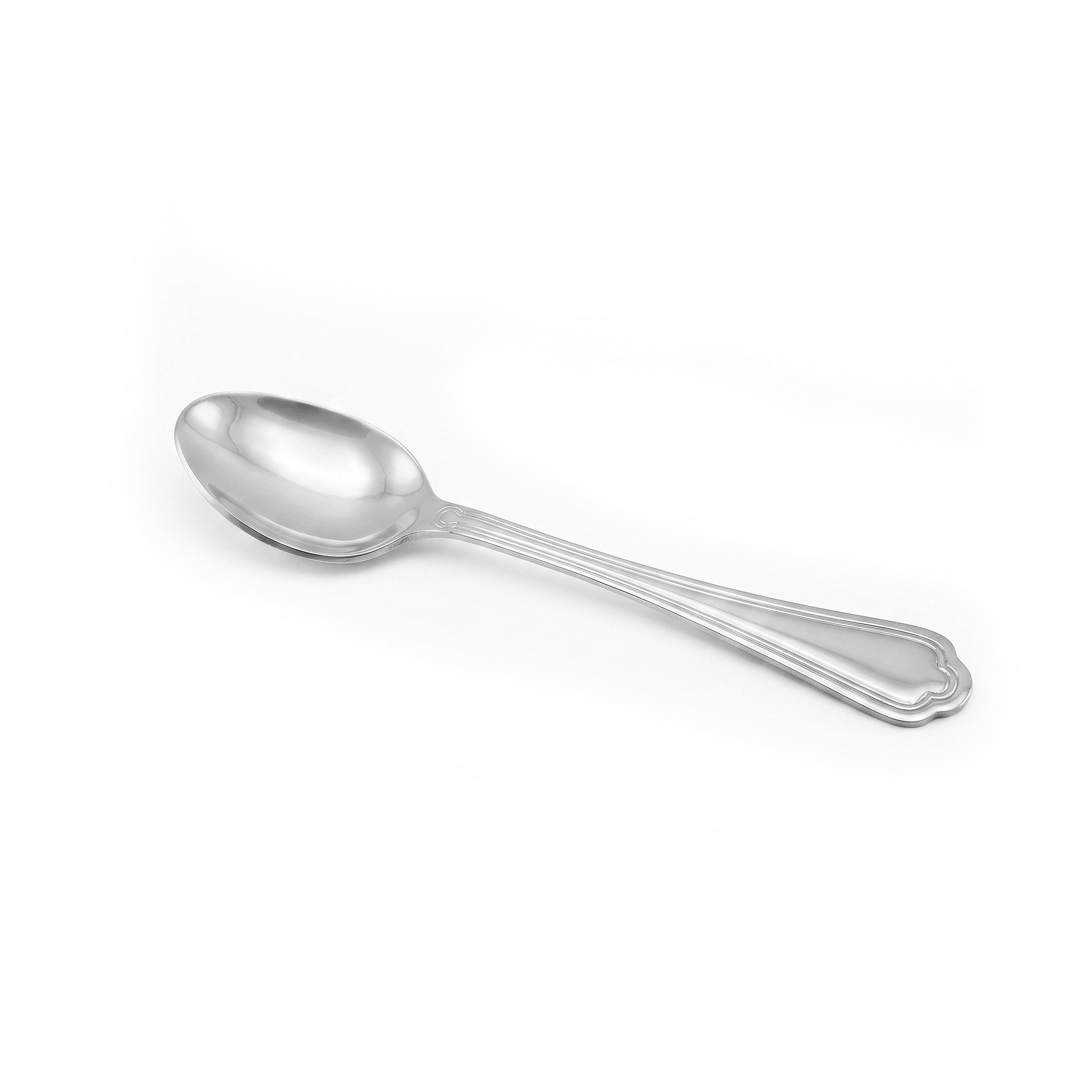 Moon 6-Piece Stainless Steel Silver Tea Spoon Set