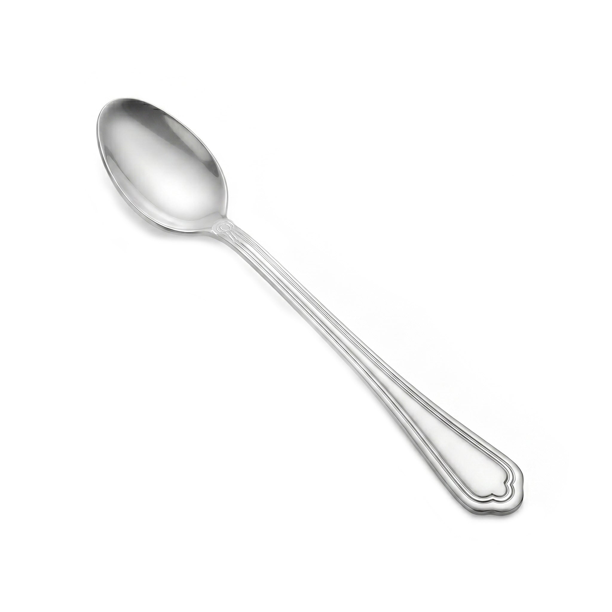 Moon 6-Piece Stainless Steel Silver Long Tea Spoon Set